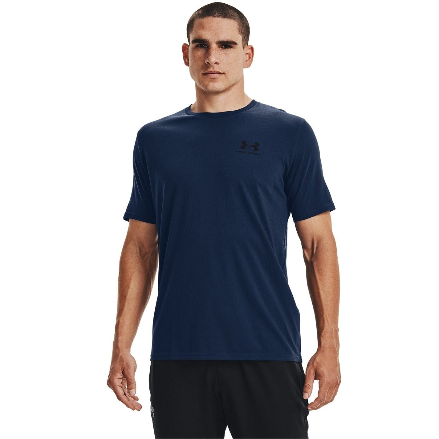 Under Armour Mens Armour Ua Left Chest Logo Short Sleeve