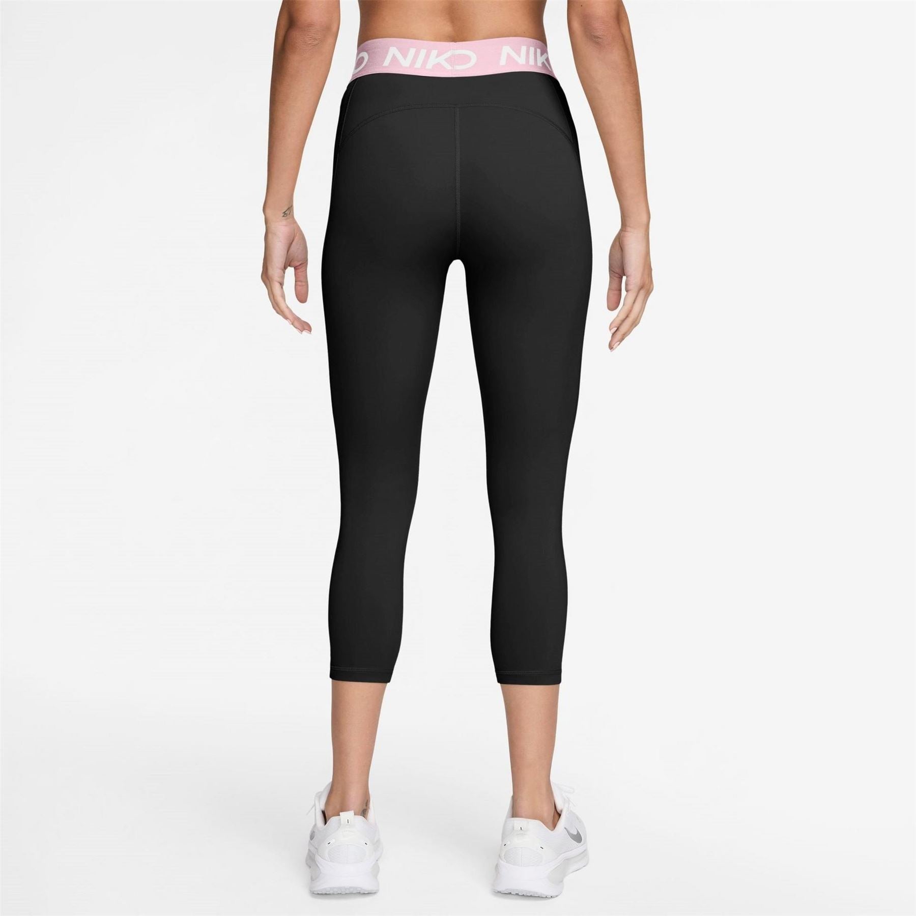 Nike Essential Solid Patterned Skinny Fit Leggings