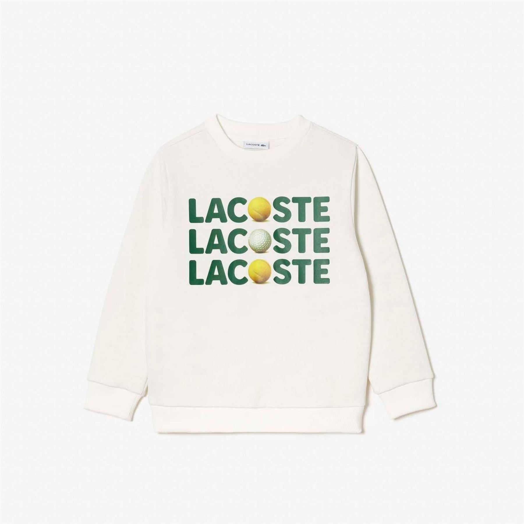Lacoste Crewneck Print Sweatshirt