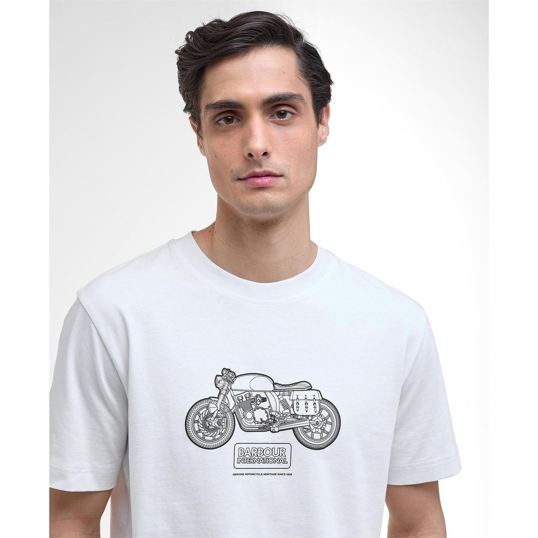 Barbour International Motorbike Graphic T-Shirt