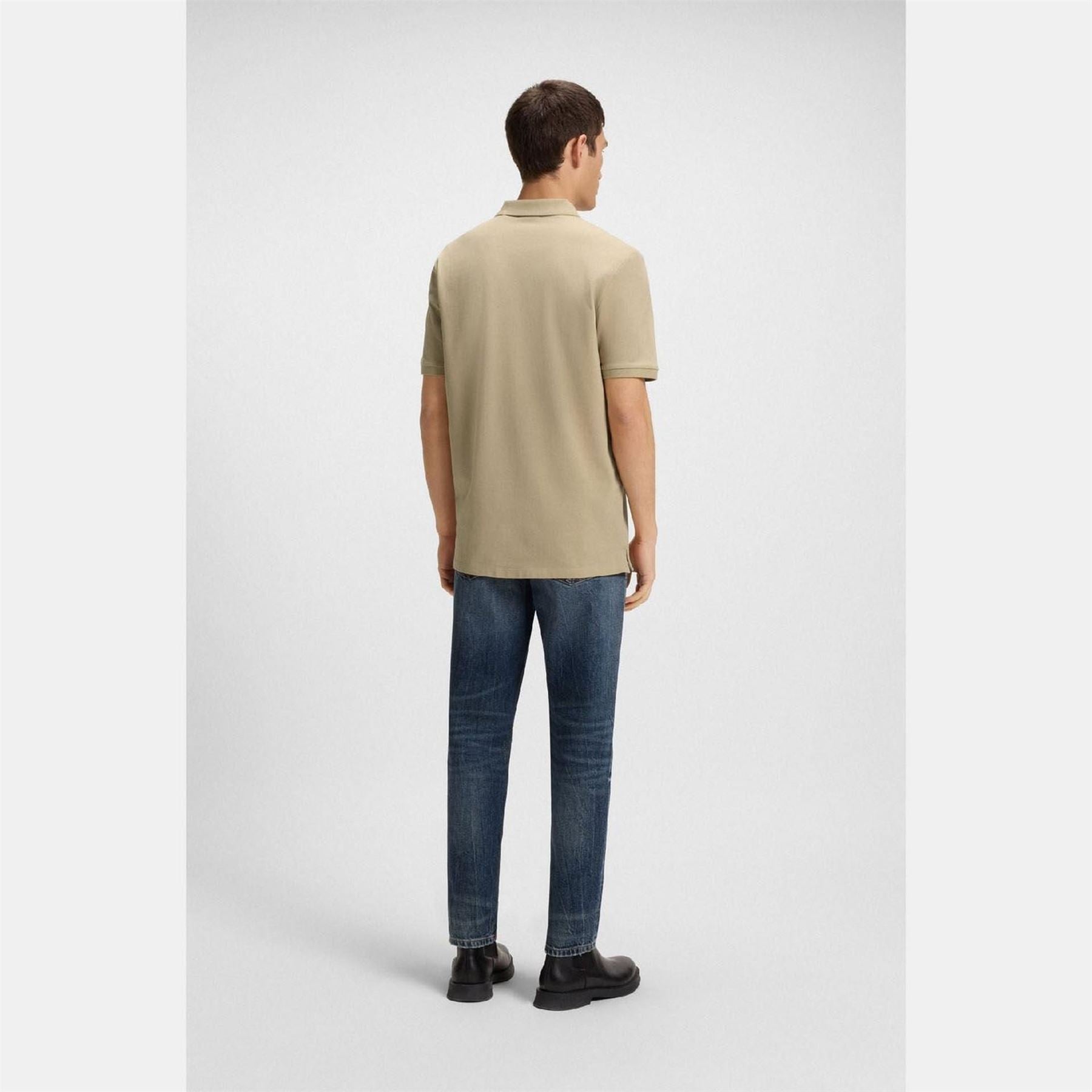 Hugo Logo Print Polo Shirt