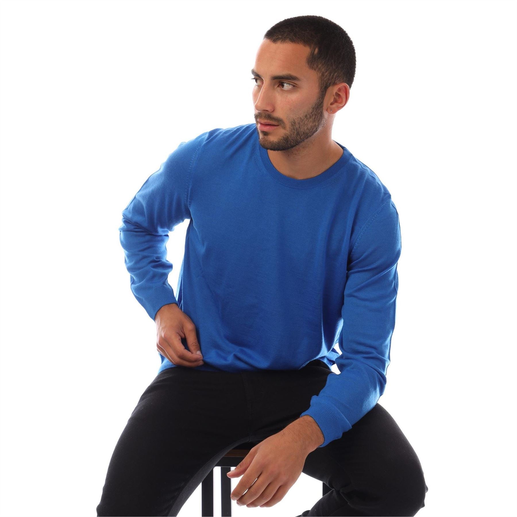 Boss Leno Regular Fit Crew Neck Sweater