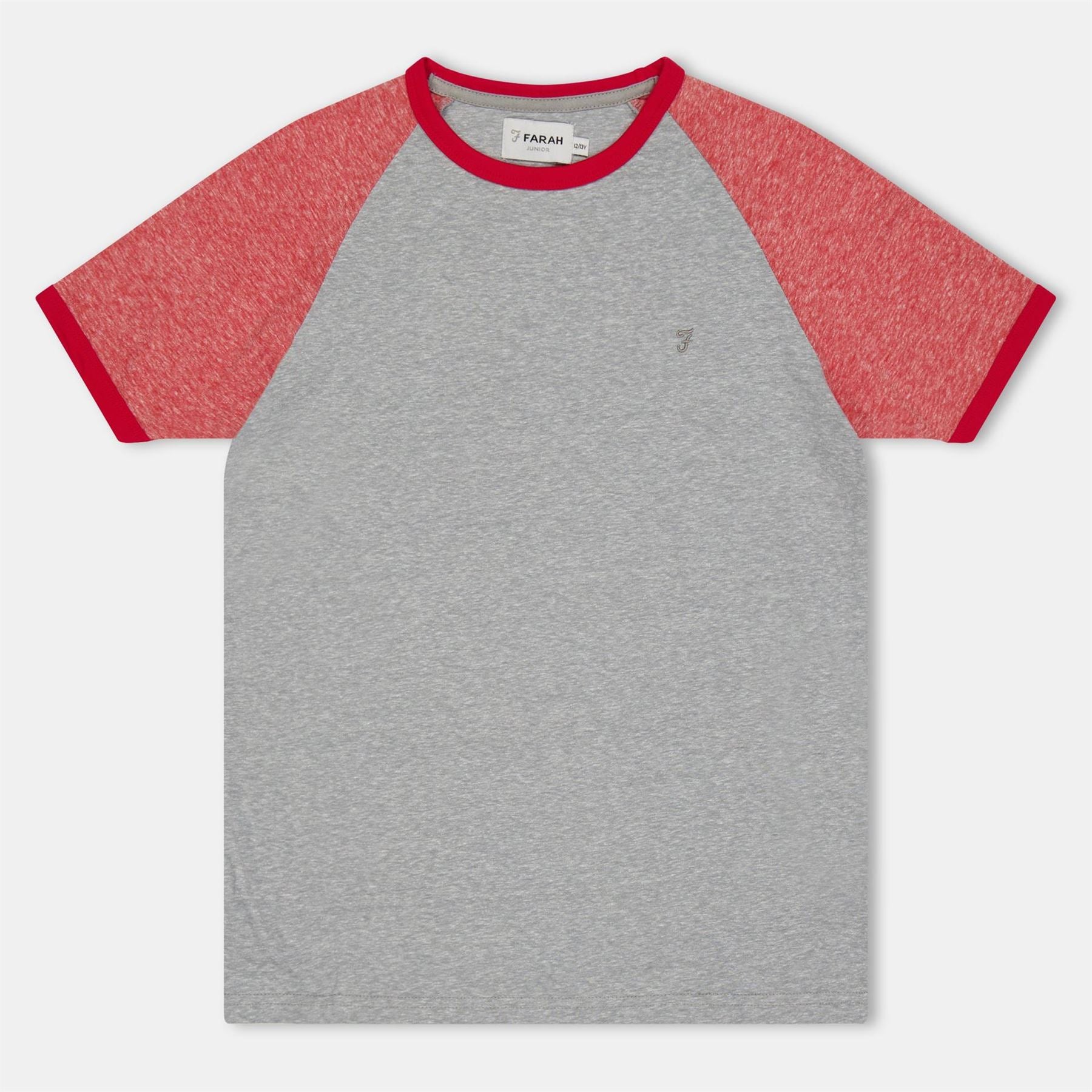Farah Injection Crew Neck Raglan Sleeve Baseball T-Shirt