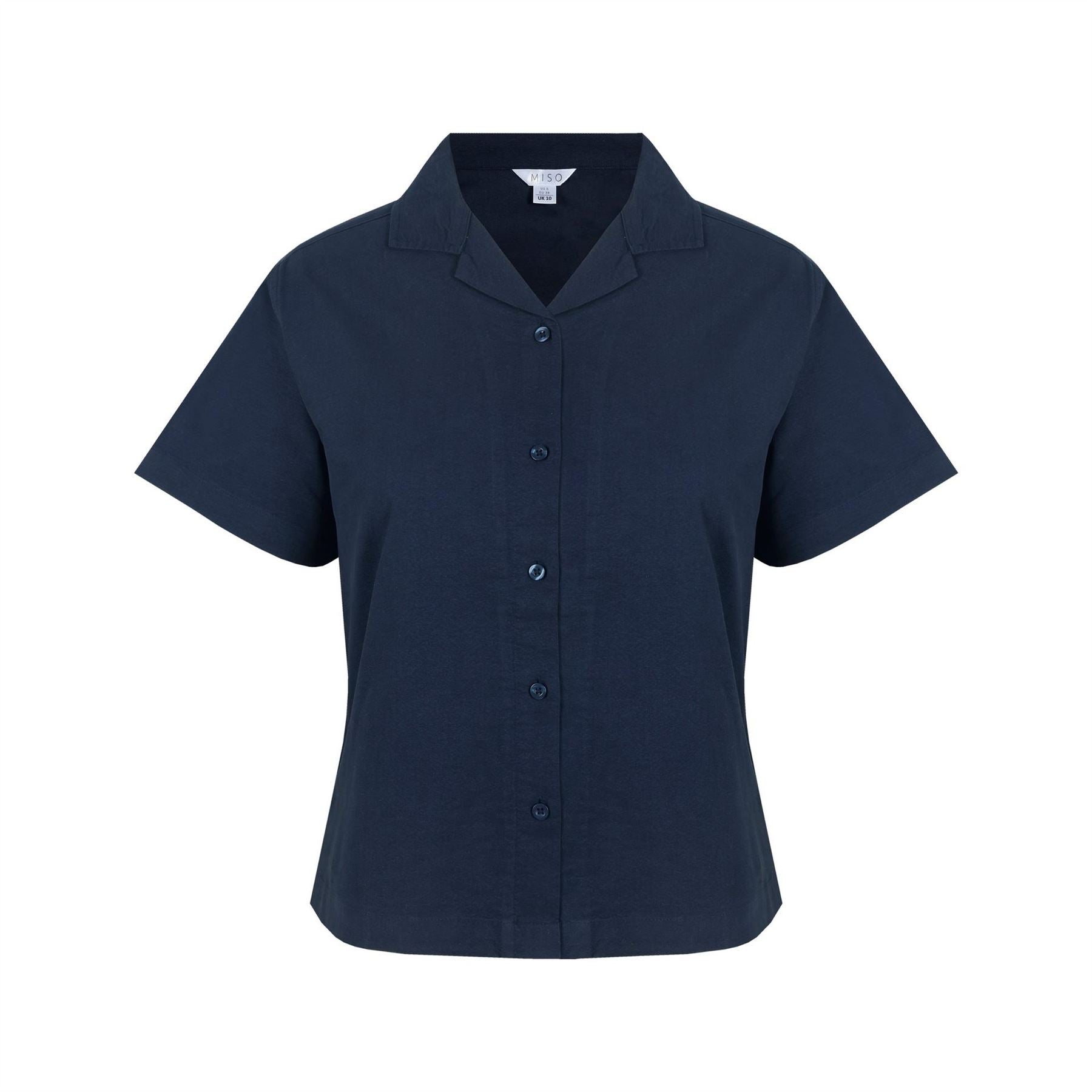 Miso Collared Neck Short Sleeve Shirt Casual Set