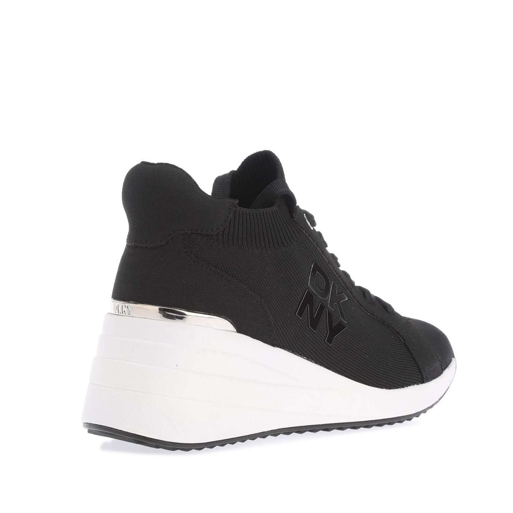 DKNY Lace Up Wedge Trainers