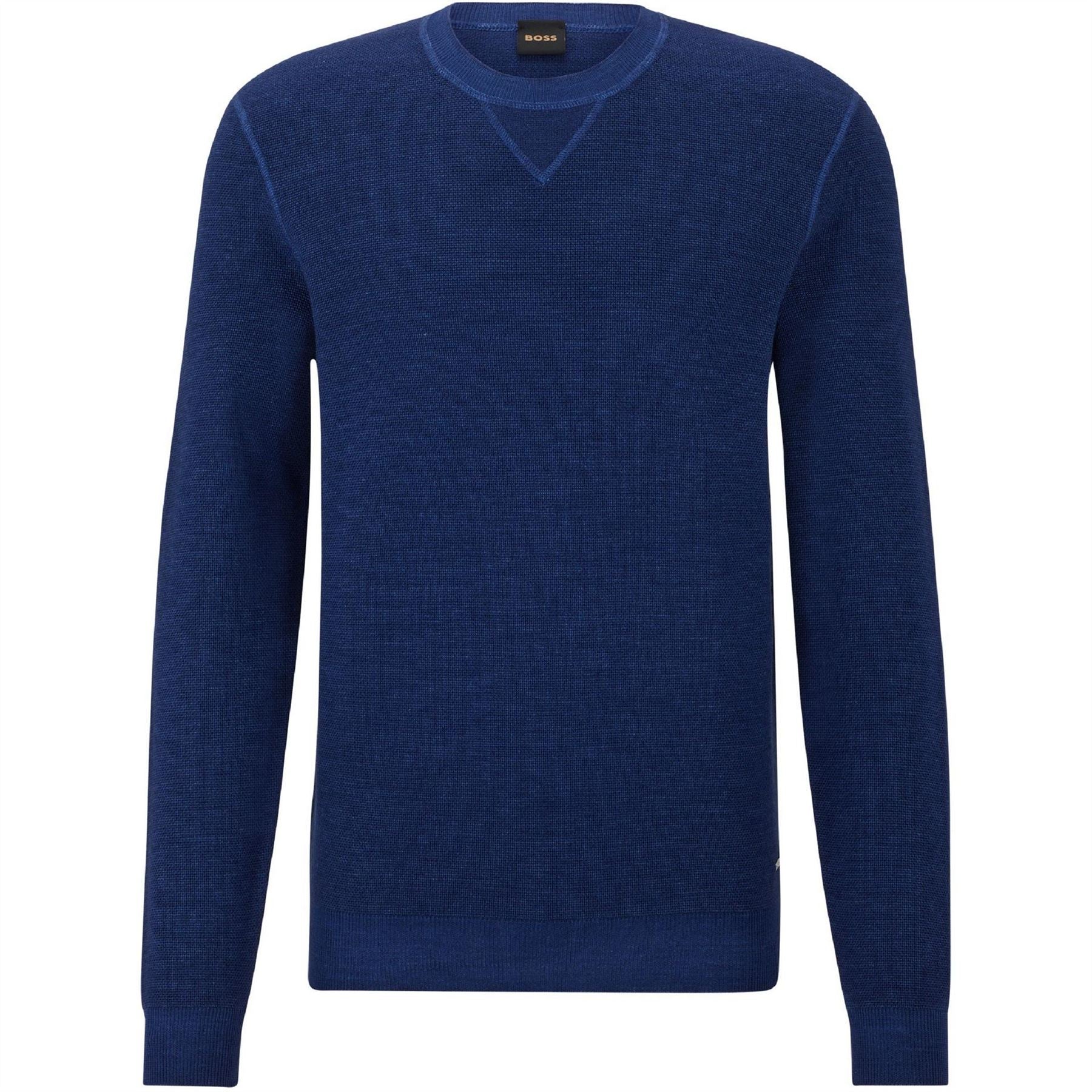 Boss Regular Fit Crew Neck Long Sleeve Sweater