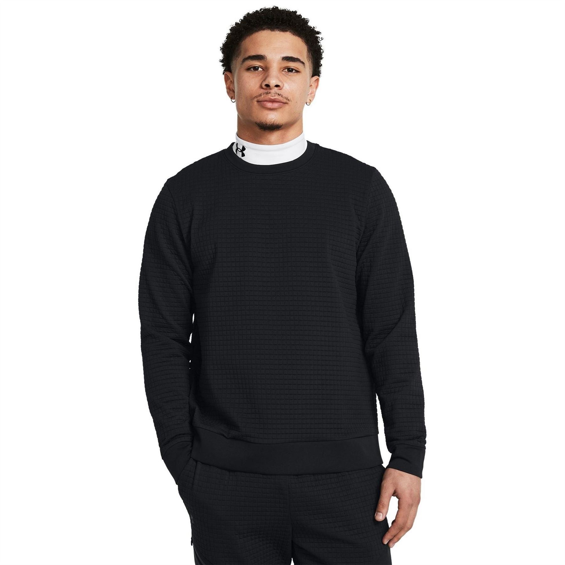 Under Armour Unstoppable Crew Neck Ribbed Collar Long Sleeve Sweater
