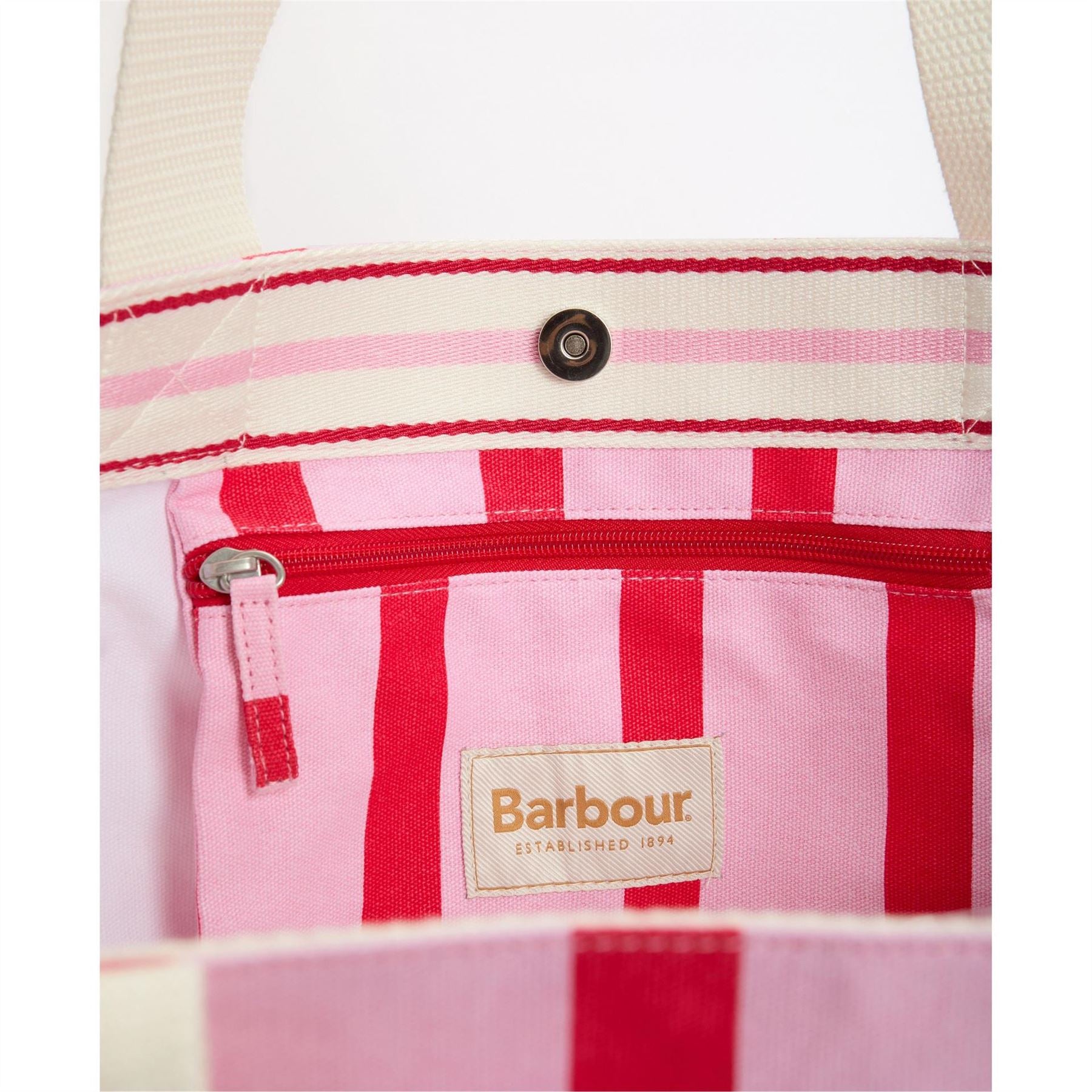Barbour Emily Stripe Tote Bag