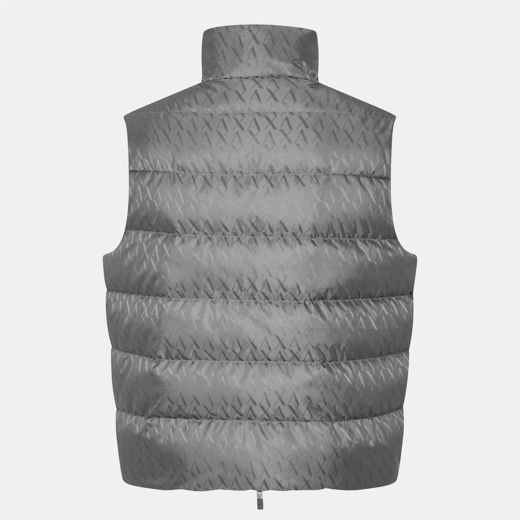Armani Exchange Exchange All Over Logo Zip Pocket Gilet