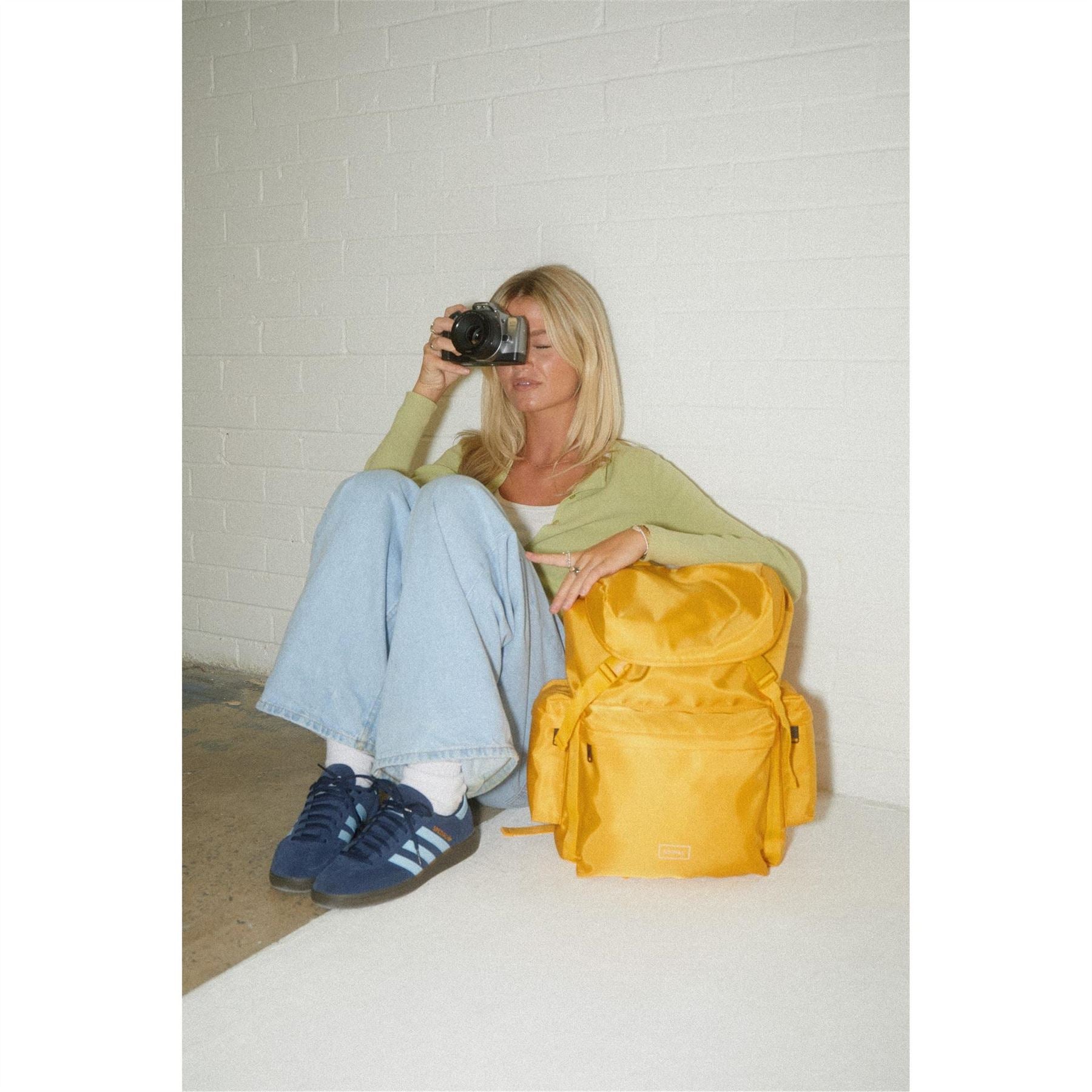 Spiral Arlo Rectangle Shape Backpack with Logo Patch