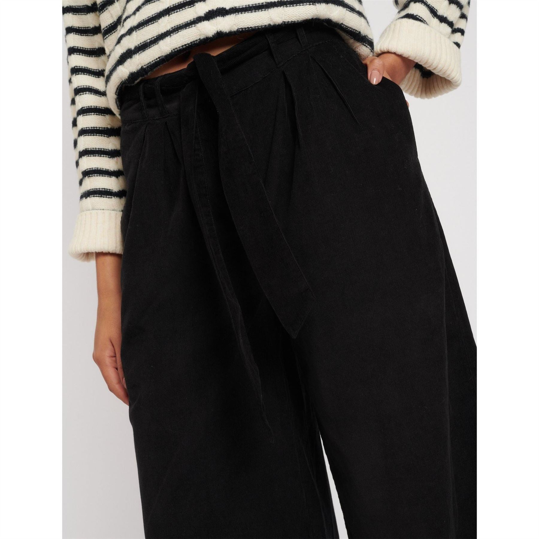 Nobodys Child Solid Wide Leg Trousers