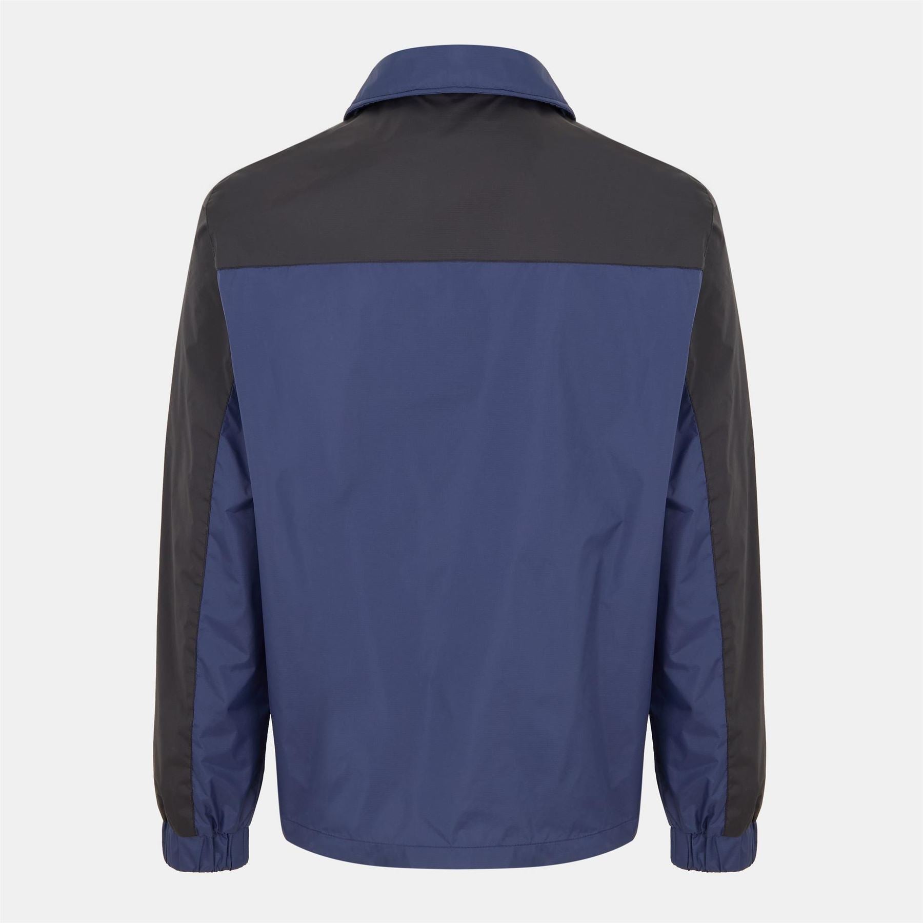 Luke Color Block Snap Button Ribbed Cuff Bomber Jacket