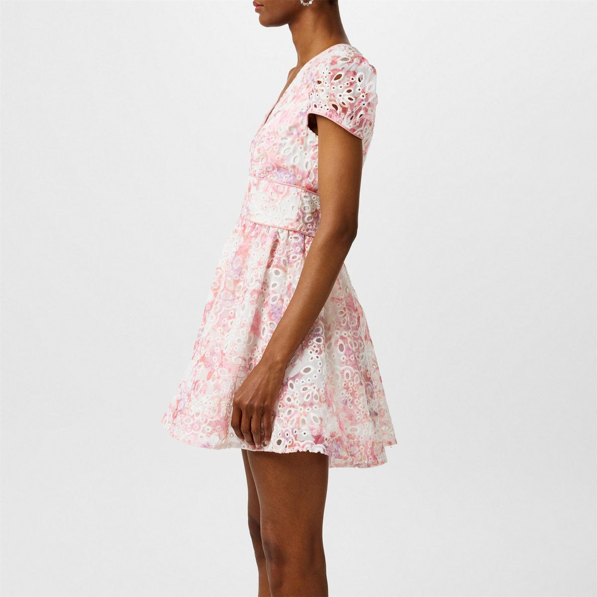 Bardot Tamarin Plunging Neck Mini Dress