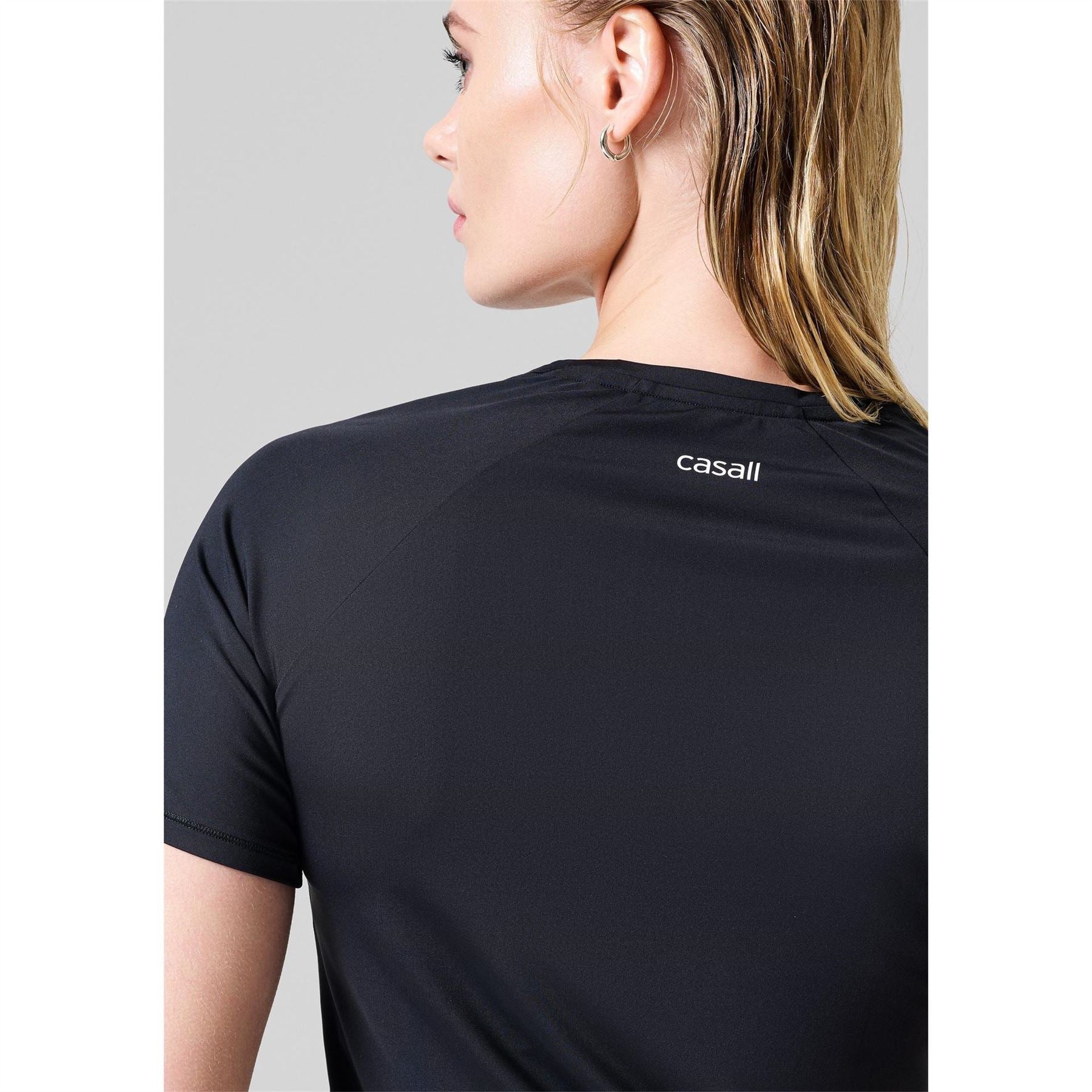Casall Raglan Sleeve Crew Neck Regular Fit T-Shirt