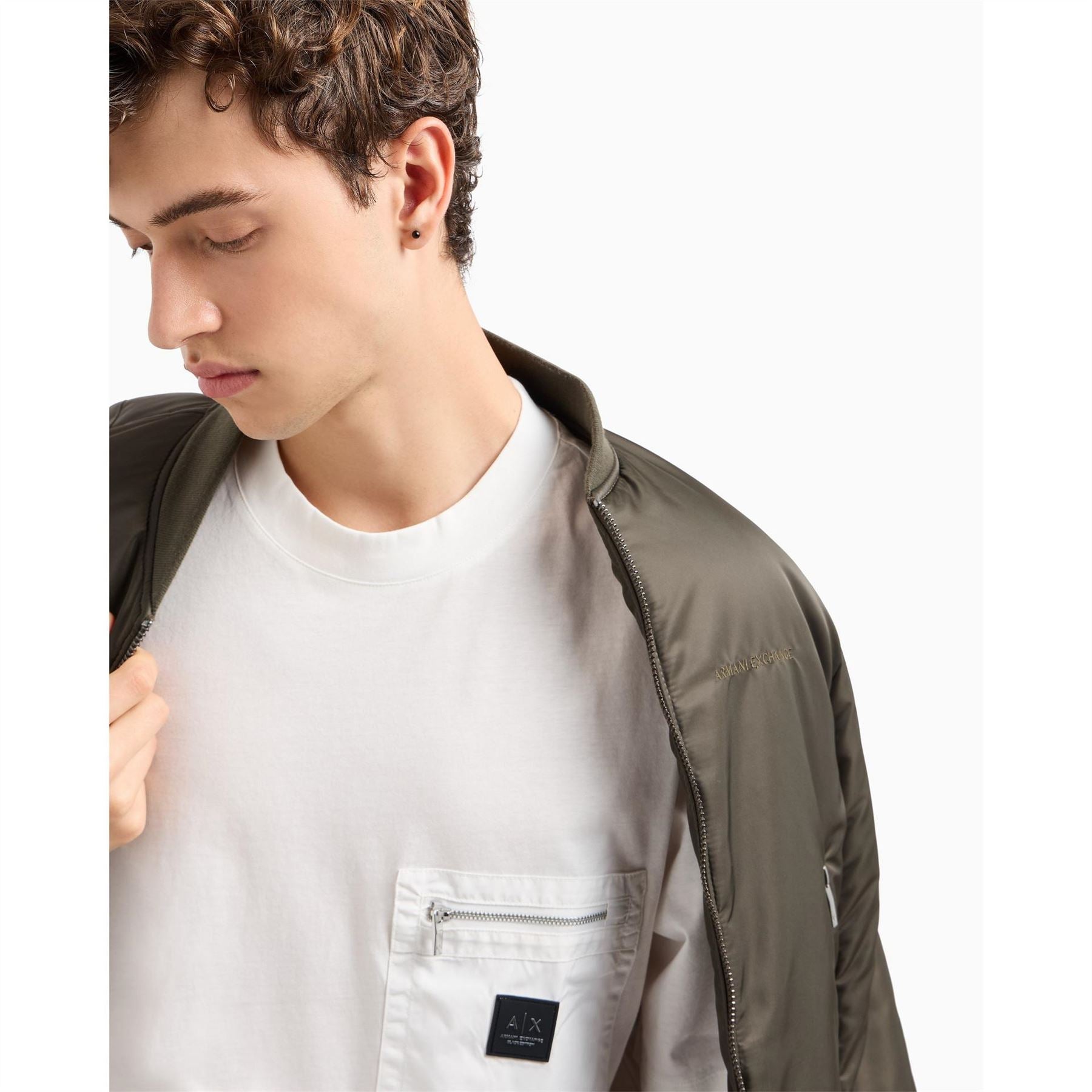 Armani Exchange Regular Fit Crew Neck T-Shirt