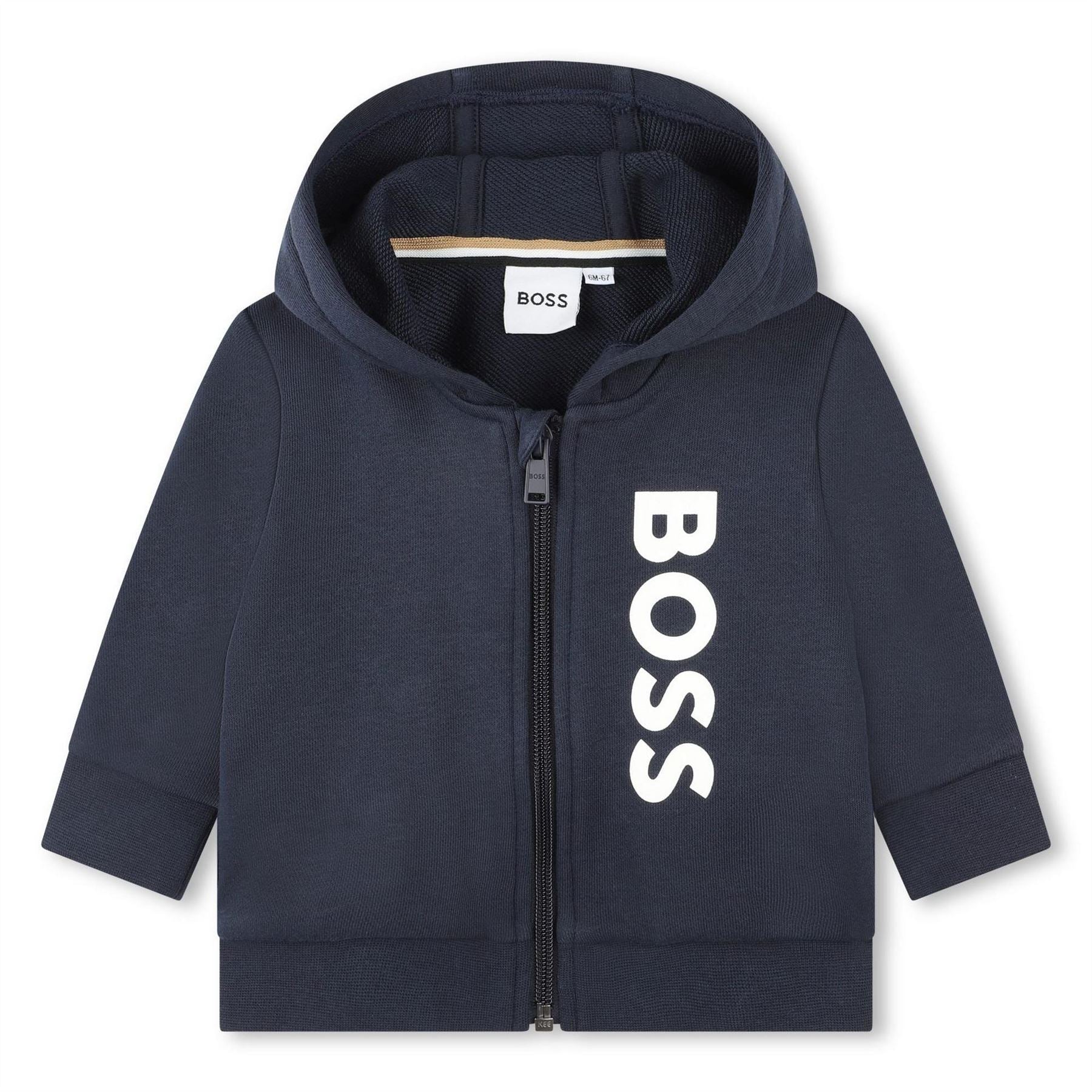 Boss Logo Zip Hoodie