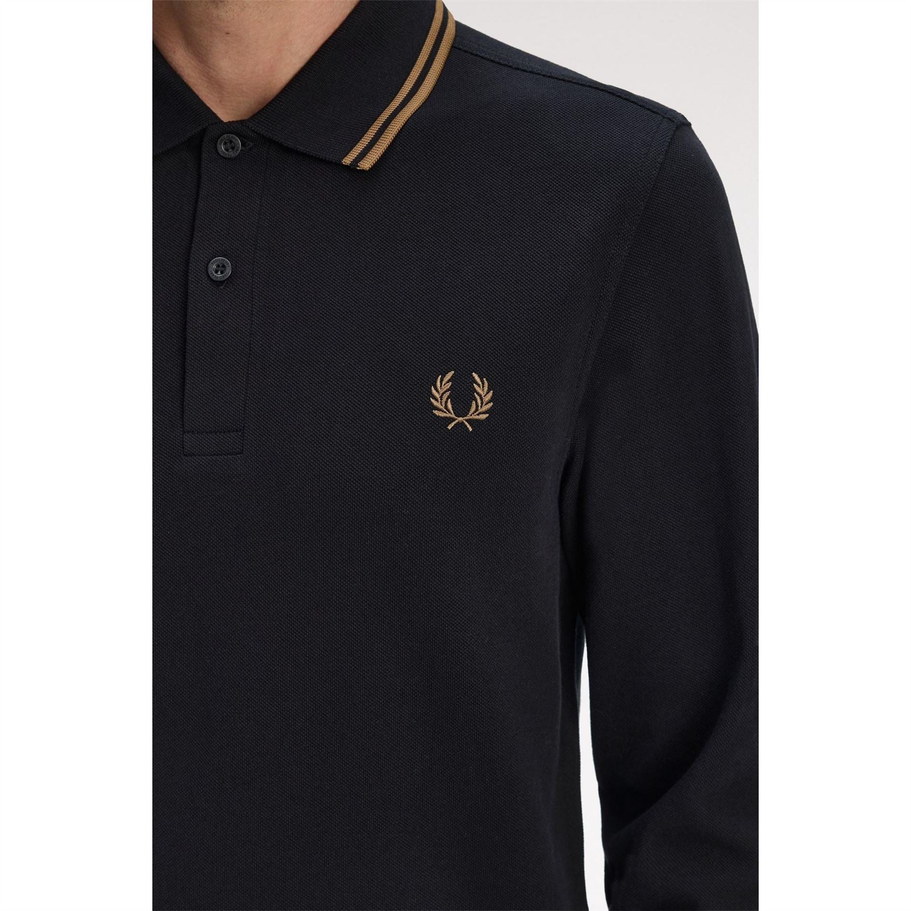 Fred Perry Sleeve Twin Tipped Polo Shirt