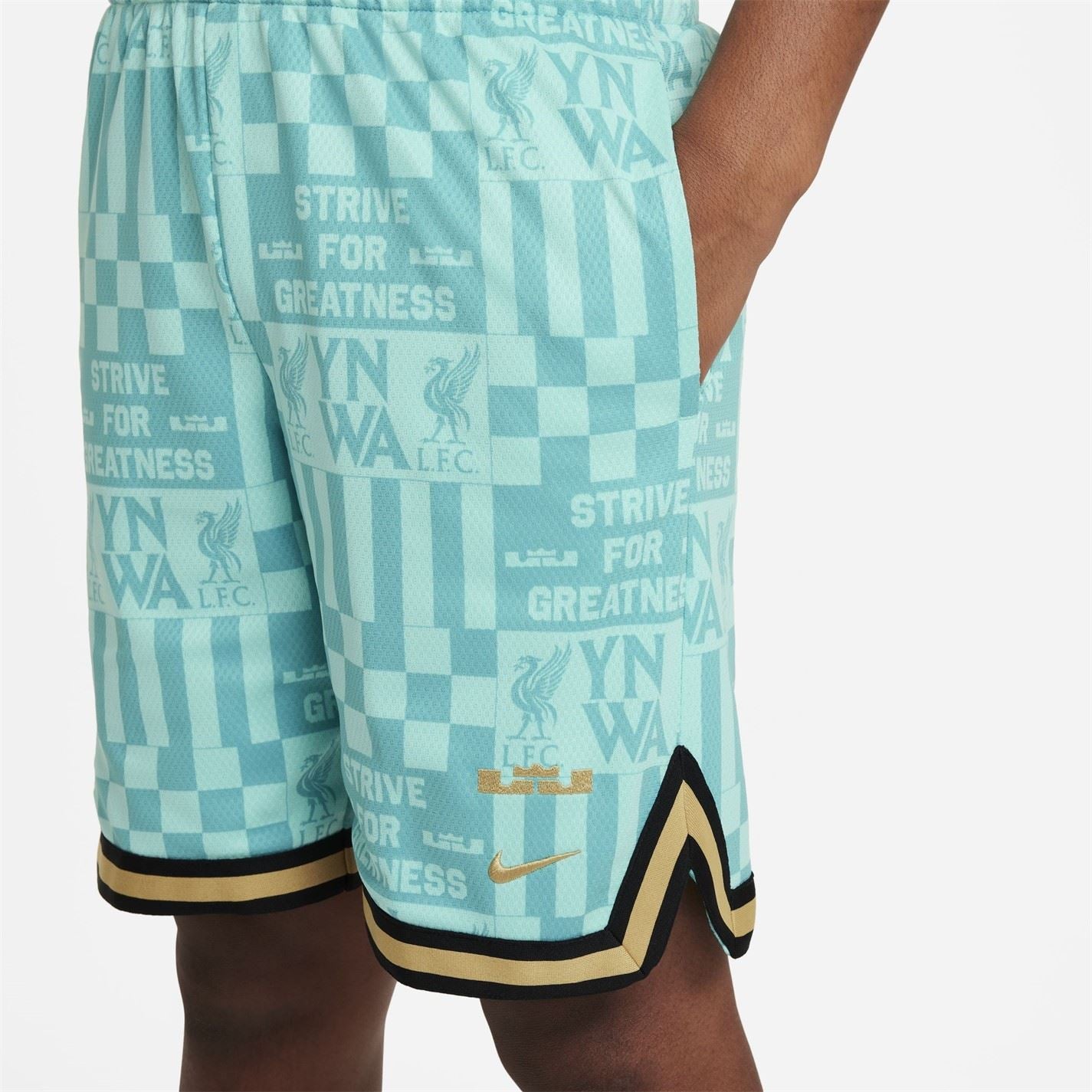 Nike Liverpool Lebron Shorts 2024 2025 Juniors