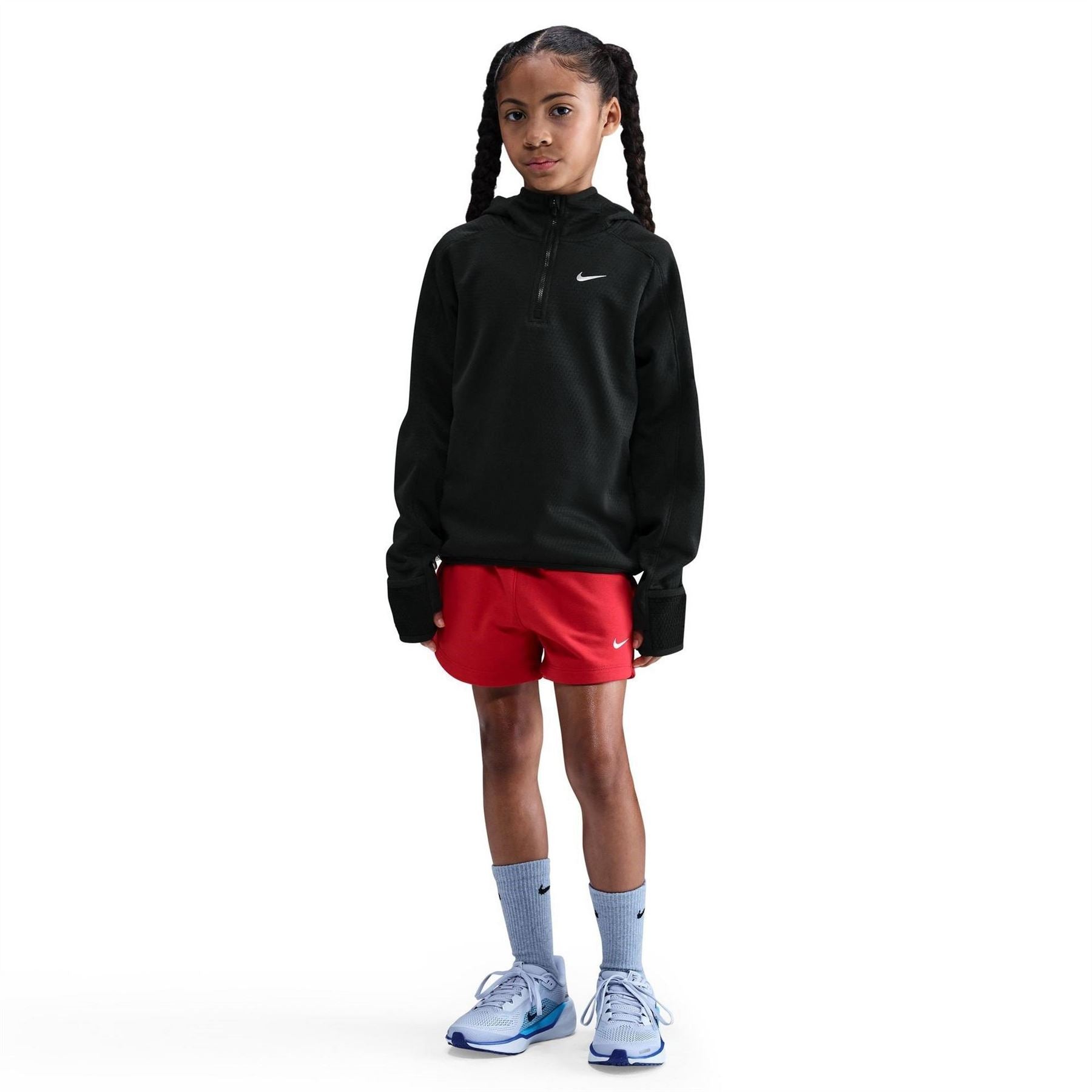 Nike Zip Neck Raglan Sleeve Sweatshirt