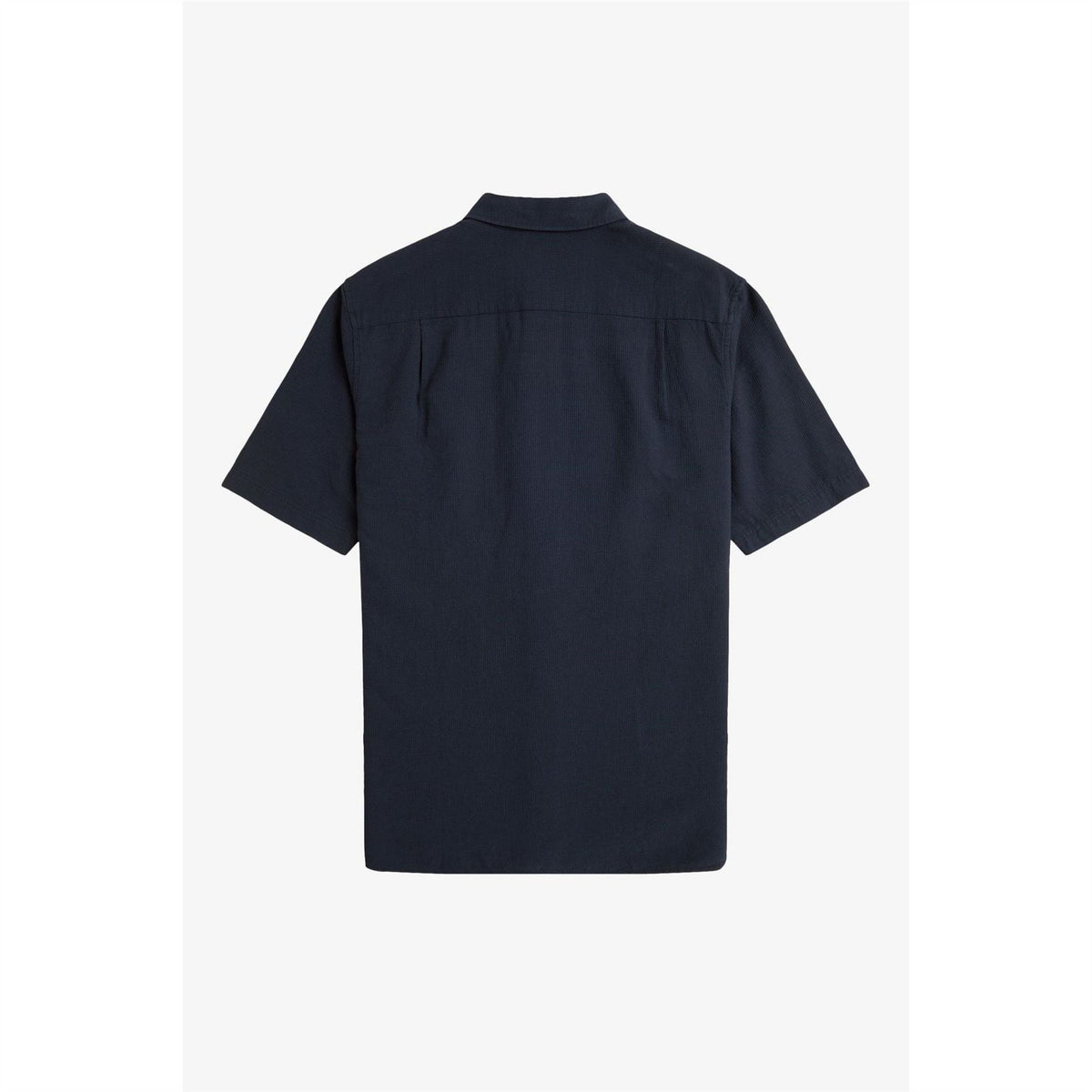 Fred Perry Seersucker Short Sleeve Patterned Shirt