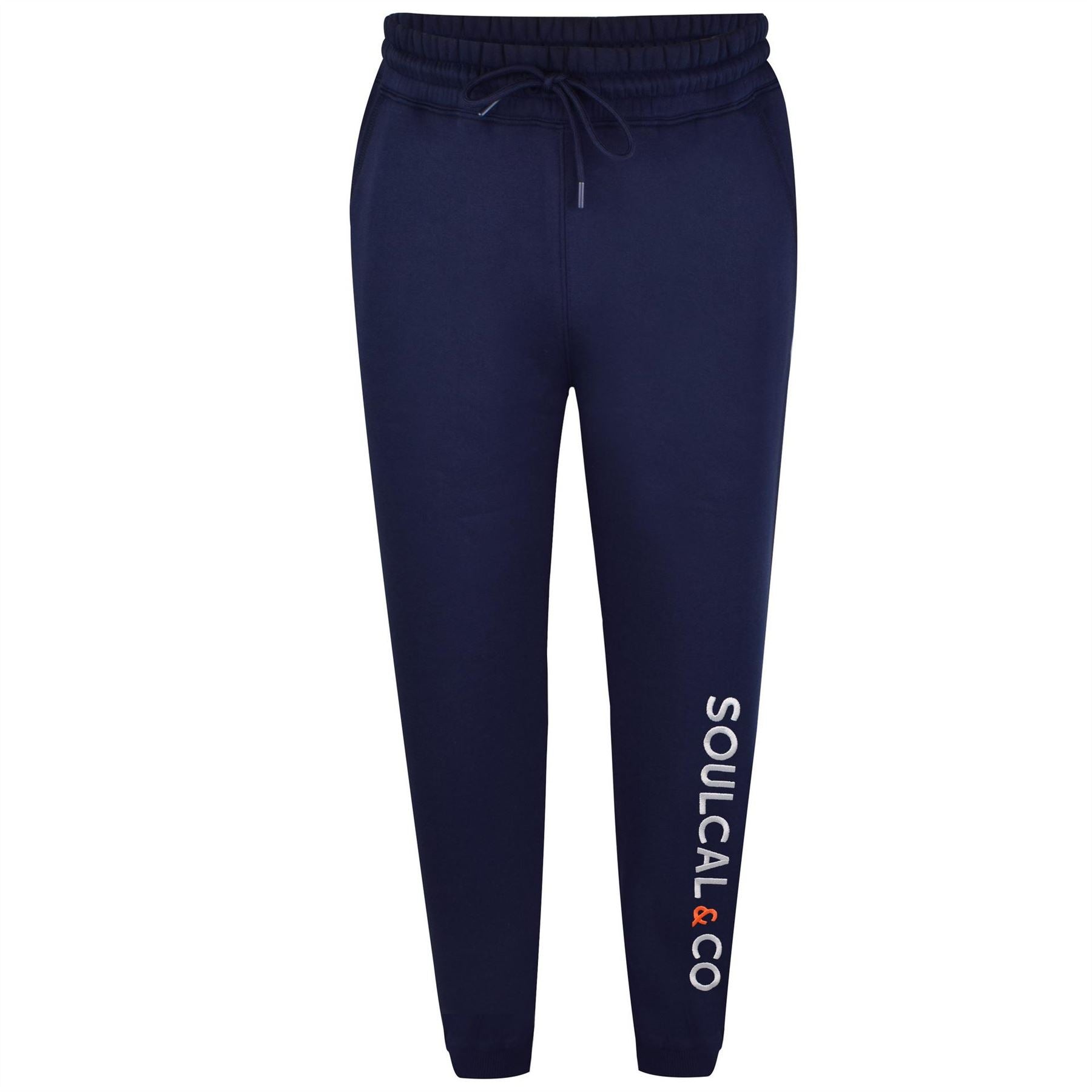 SoulCal Logo Straight Leg Ribbed Cuff Joggers