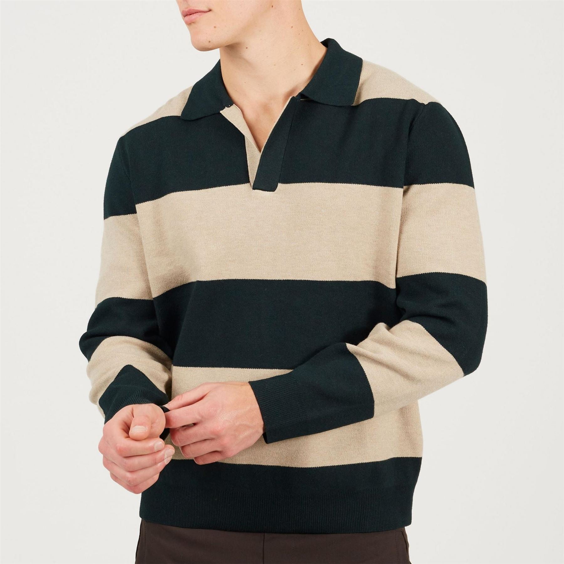 Brave Soul Knitted V Neck Jumper
