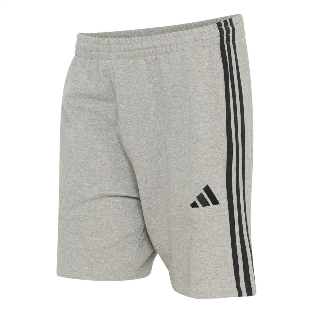adidas Mens Essentials 3 Stripe Fleece Shorts