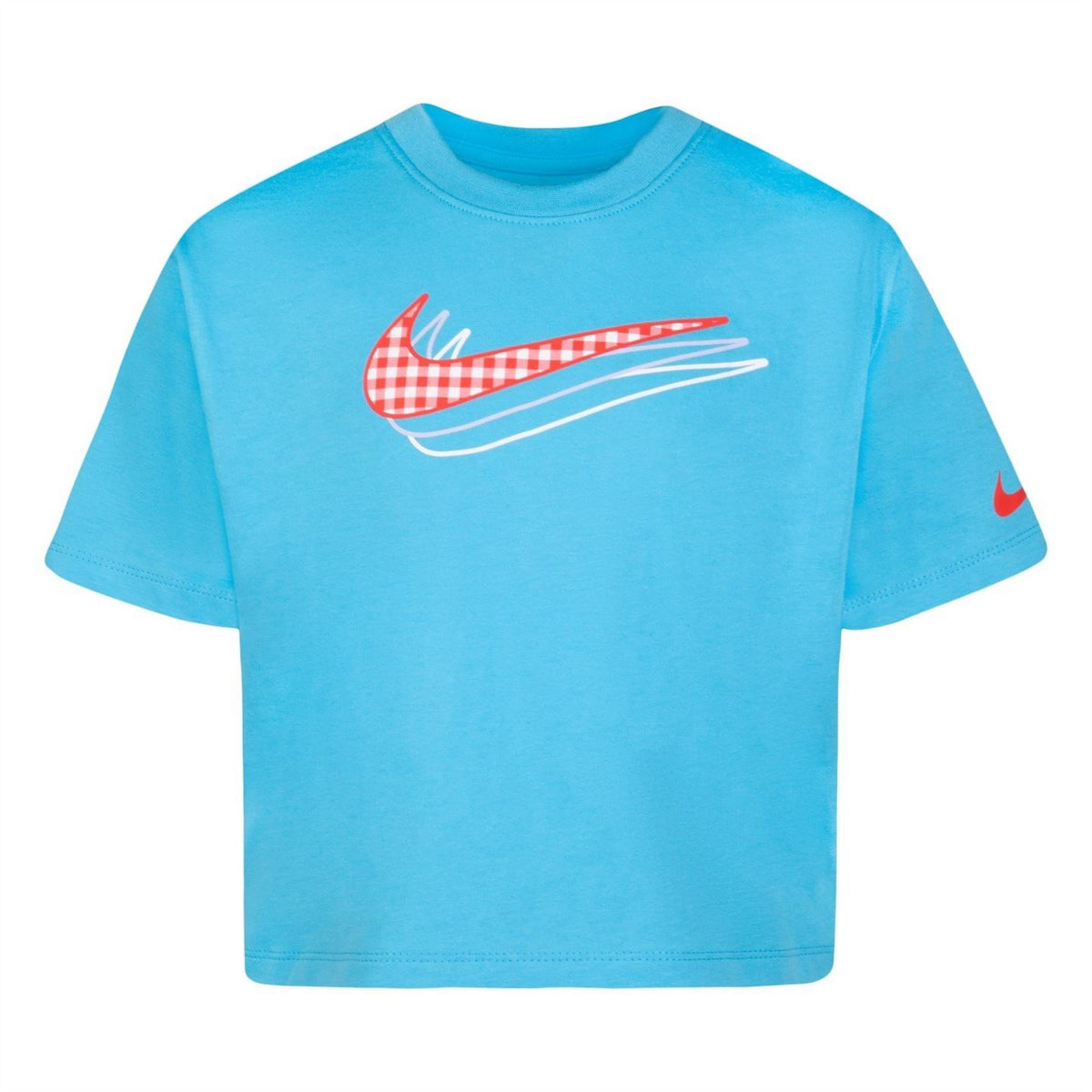 Nike Cropped Regular Fit Crew Neck T-Shirt