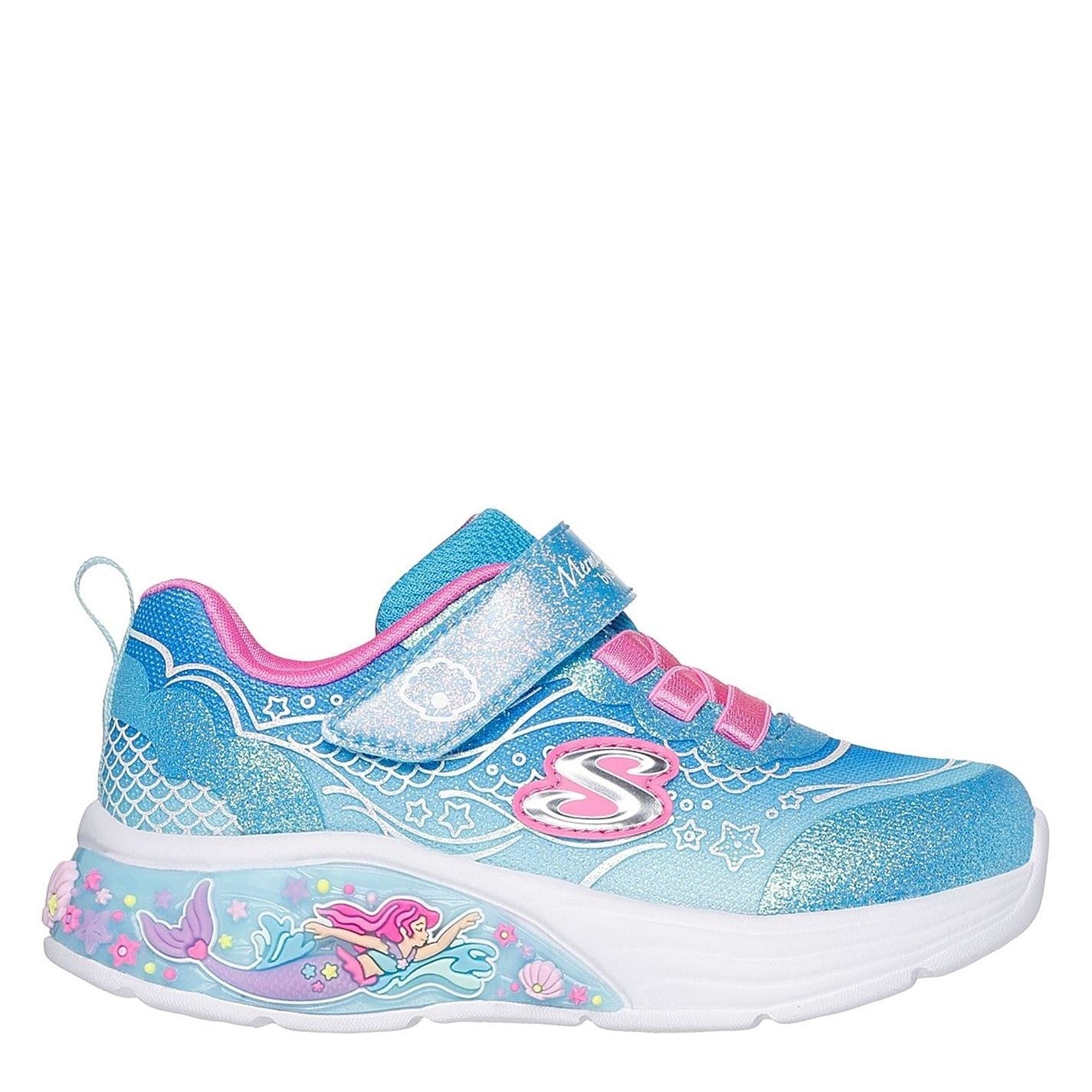 Skechers My Dreamers Light-Up Little Mermaid Sneakers