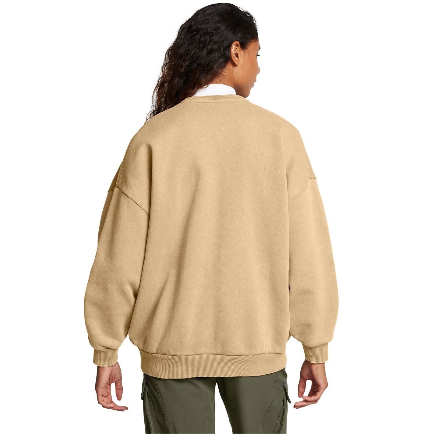 Under Armour Icon Crew Neck Ribbed Collar Long Sleeve Sweatshirt
