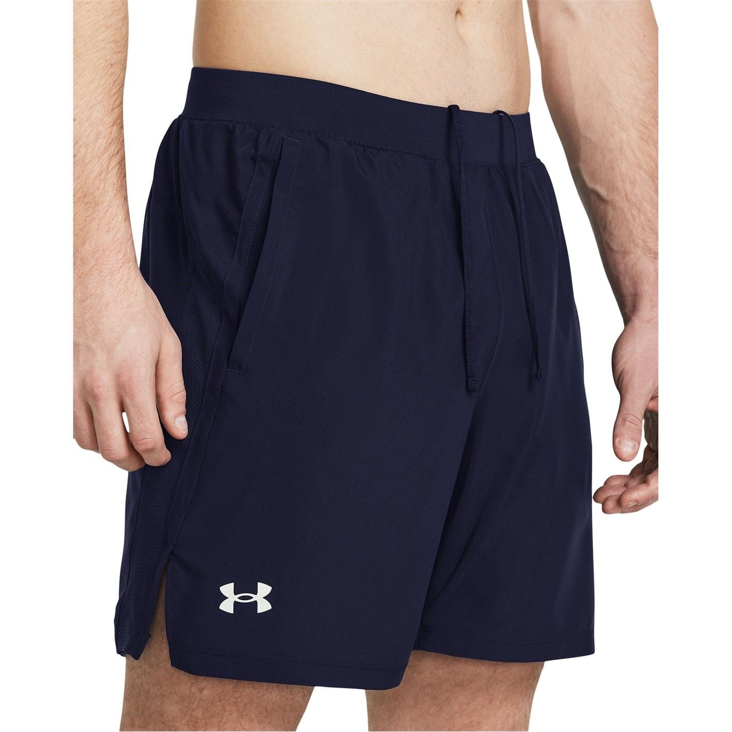Under Armour Mens Armour Ua Launch 2 In 1 7 Shorts