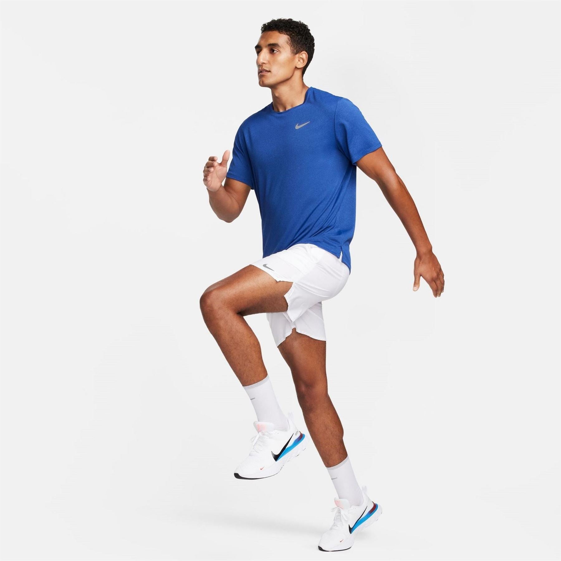 Nike Mens Drifit Miler Running Top