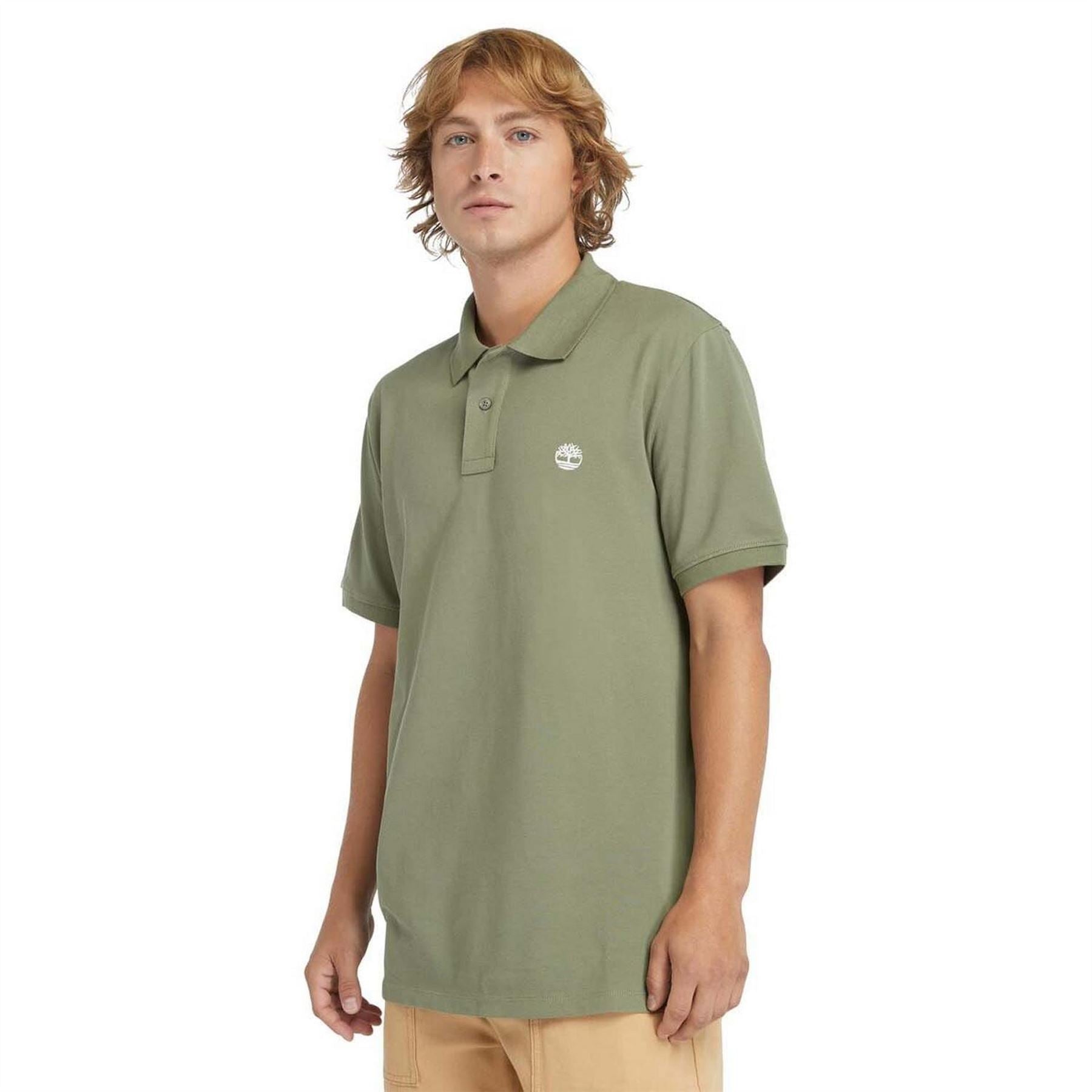 Timberland Oyster River Logo Short Sleeve Polo Shirt