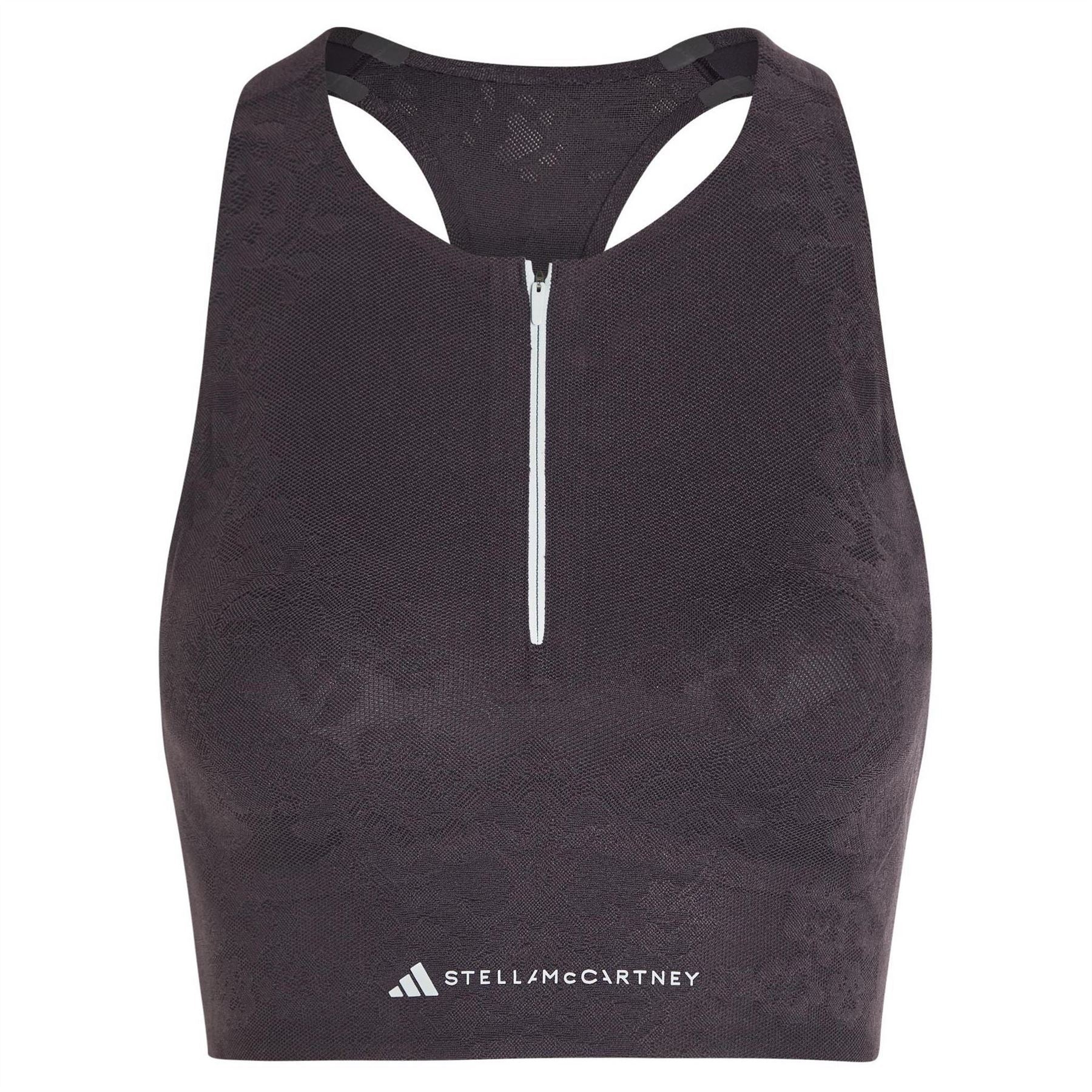 adidas by Stella McCartney Running Floral Lace Crop Top
