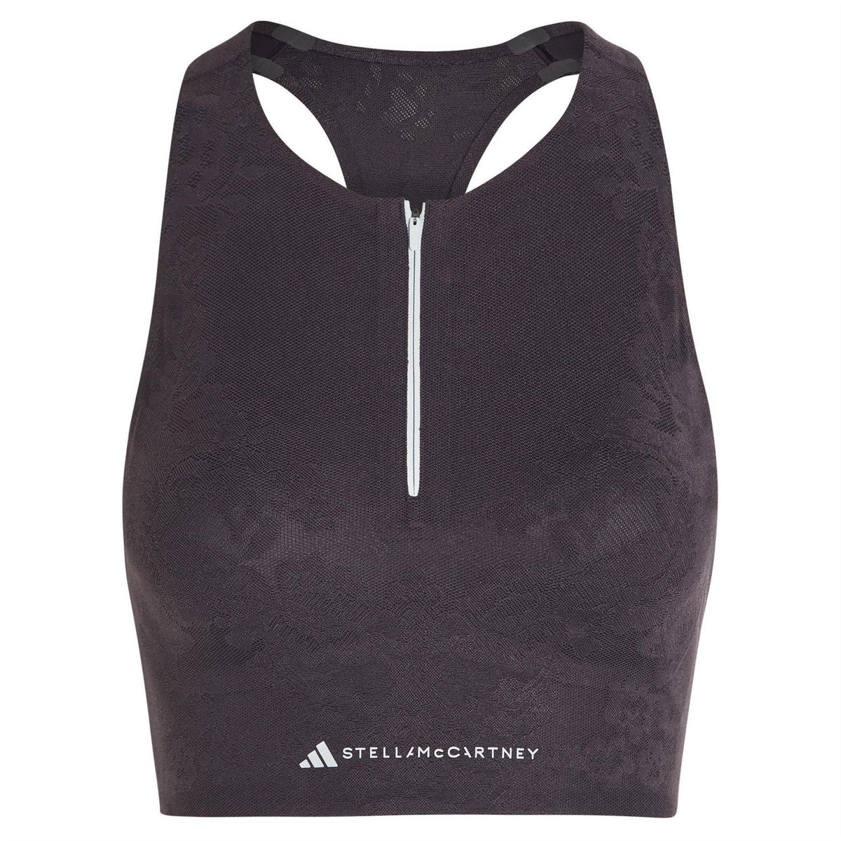 adidas by Stella McCartney Running Floral Lace Crop Top
