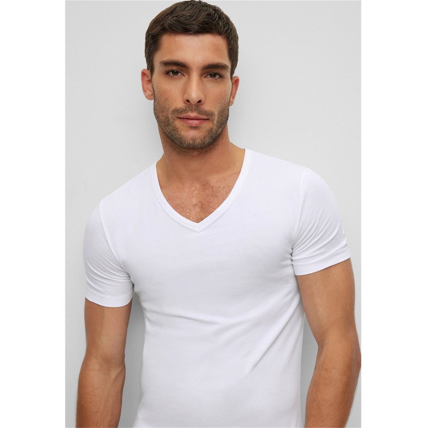 Boss Hbb Slm Tirt Slim Fitting Stretch Cotton T-Shirt