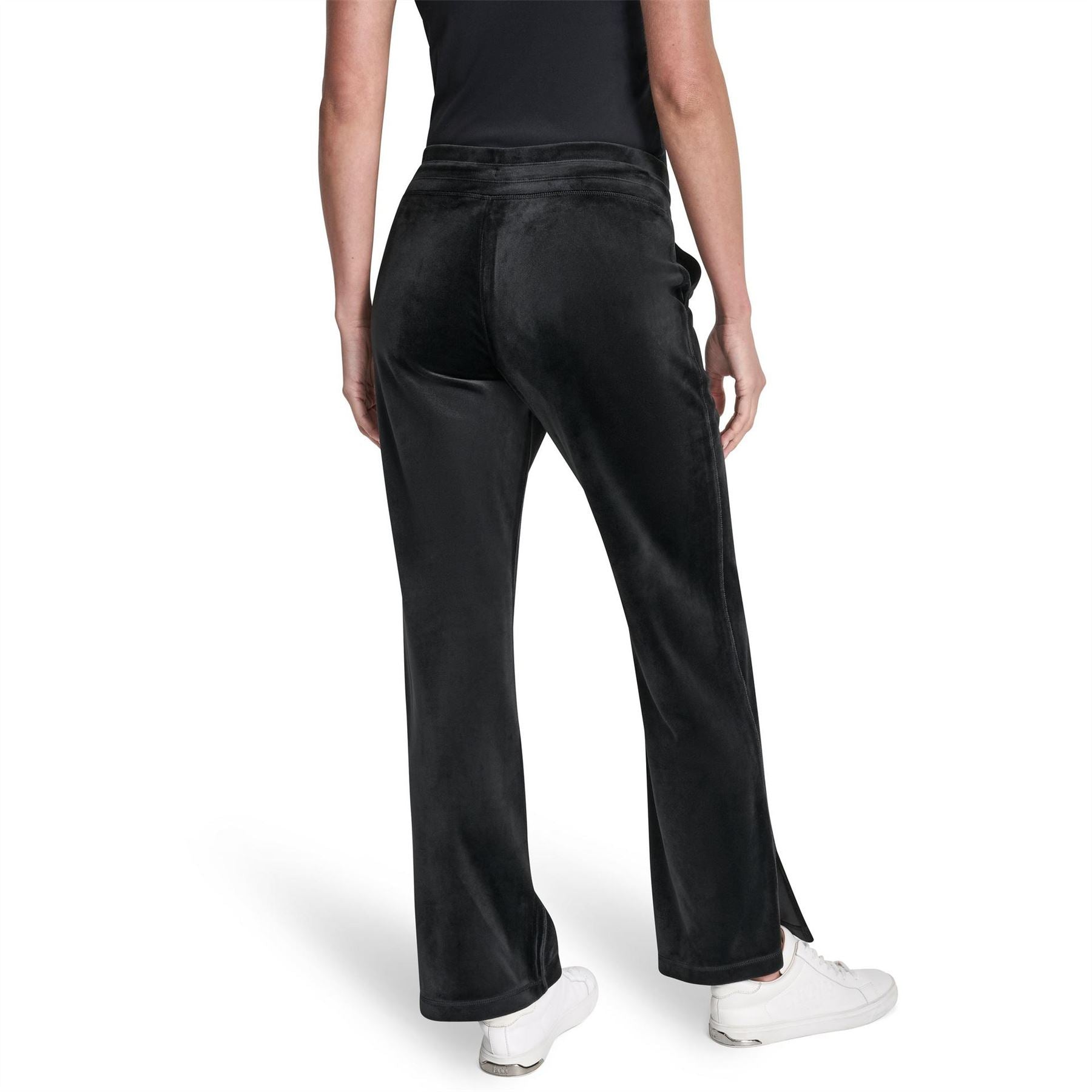 DKNY Sport Velour Open Hem Fleece Joggers