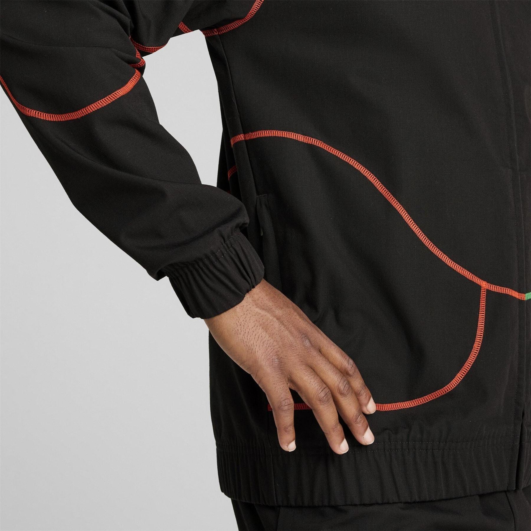 Puma Mens Ftblong Sleeve T-Shirtatement Track Jacket Tracksuit Top