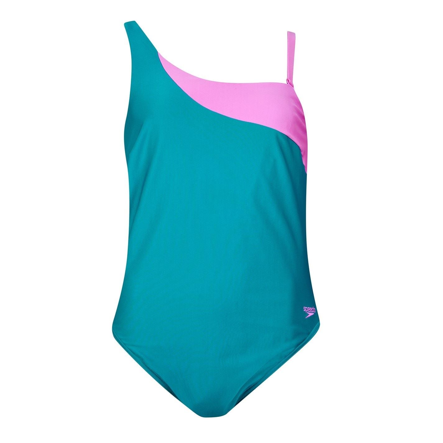 Speedo Aysmmetric Slider One Piece Swimsuit