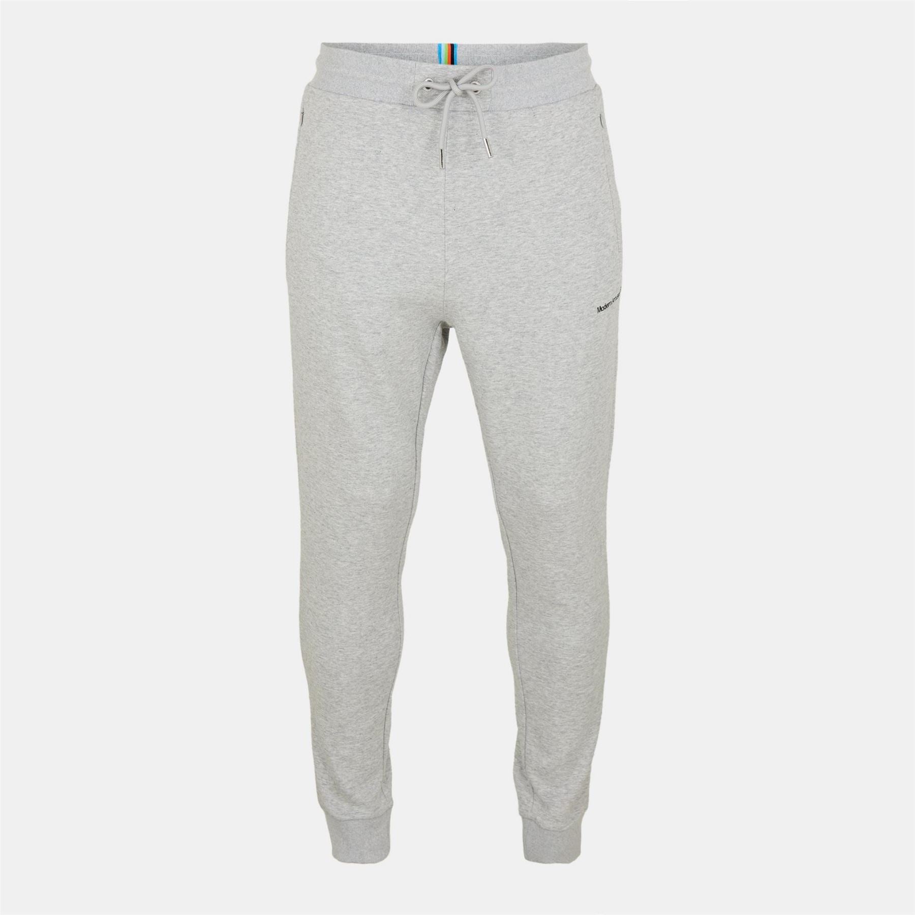 Modern Amusement Solid Patterned Slim Joggers