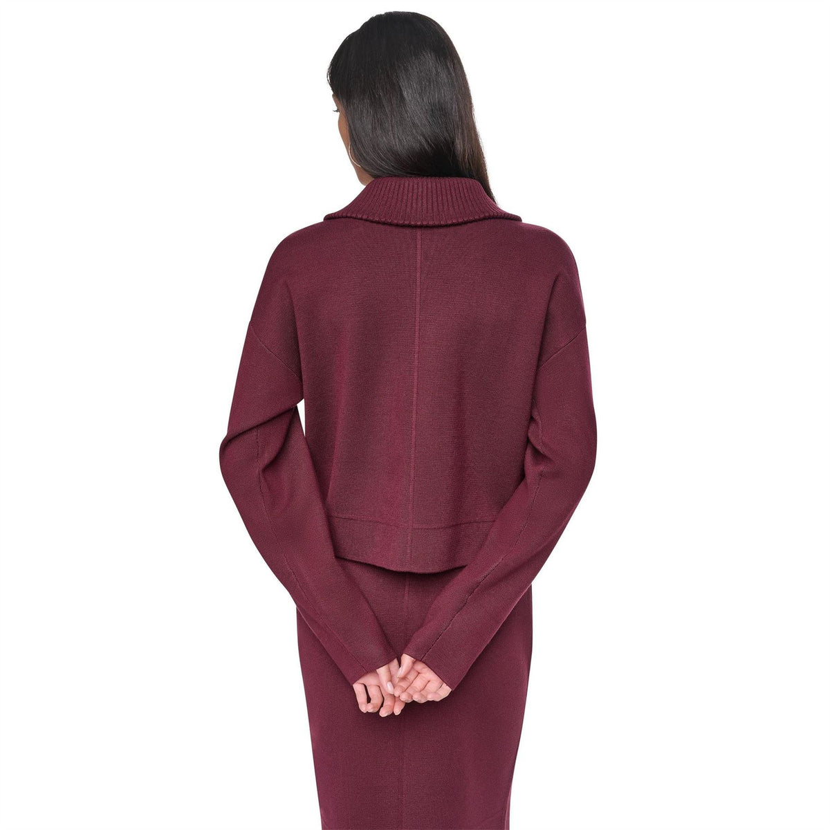 DKNY FulL-Zip Knit Jacket Ld64
