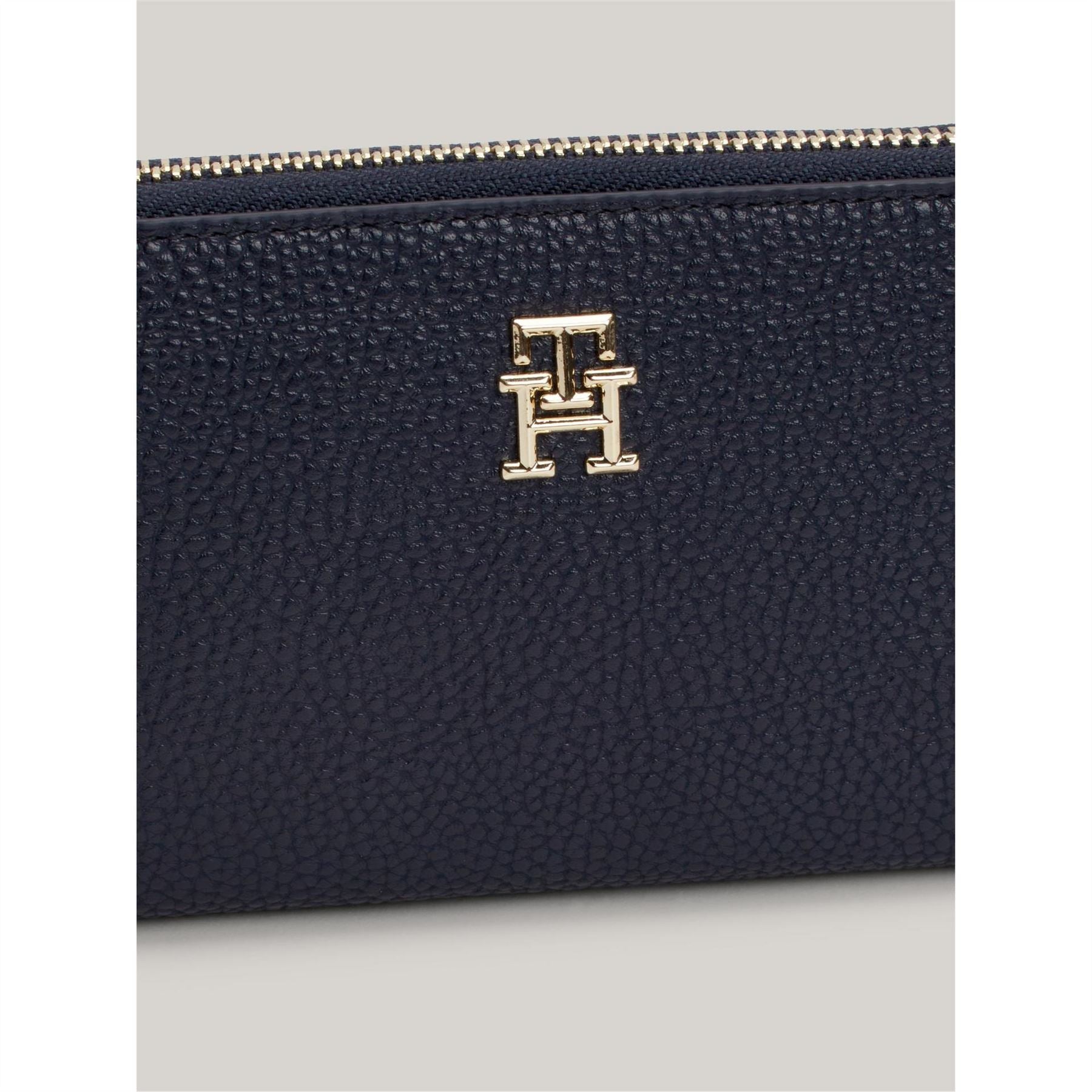 Tommy Hilfiger Th Emblem Large Zip Around Purse