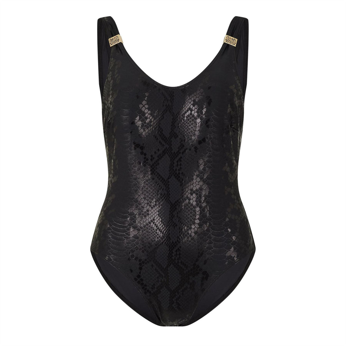 Biba Carmen Snake Skin Textured Swimsuit