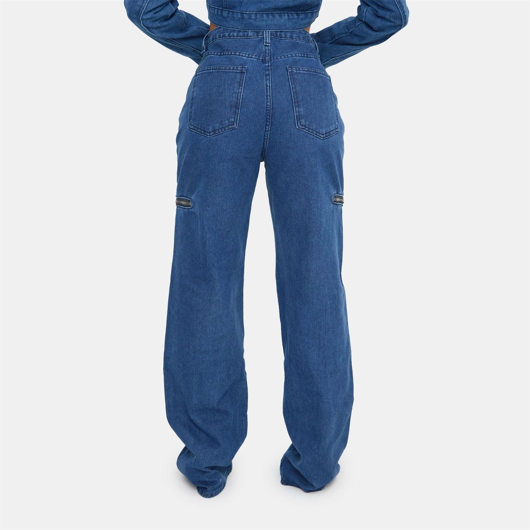 I Saw It First Detail Wide Leg Jeans