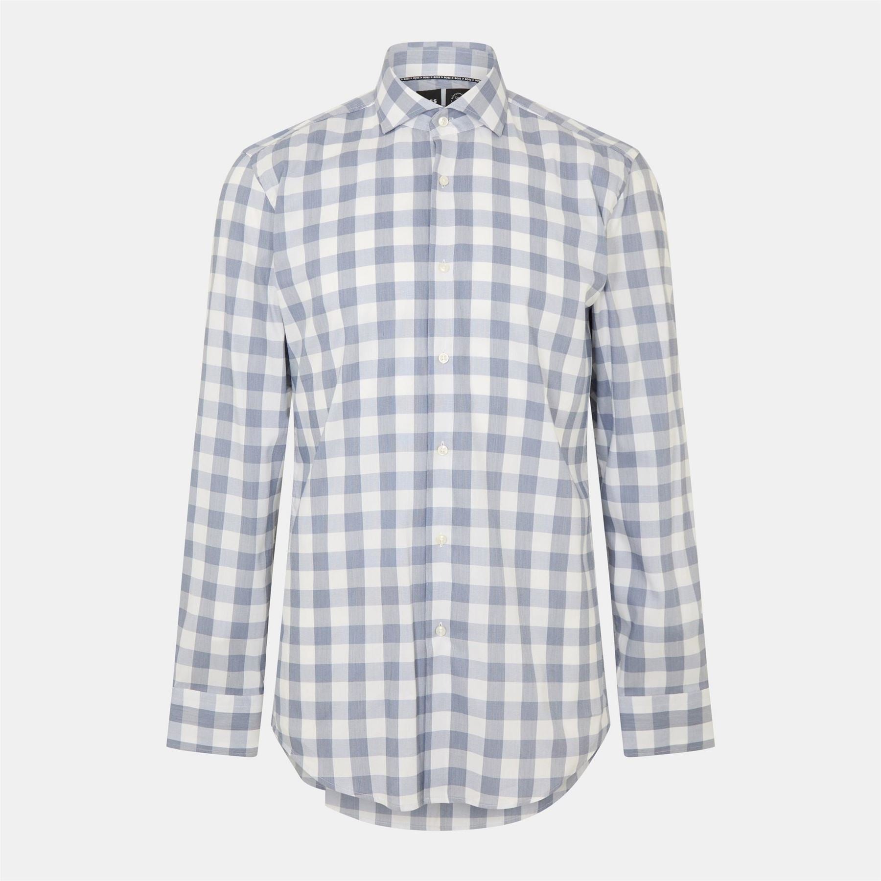 Boss Slim Fit Long Sleeve Spread Collar Shirt