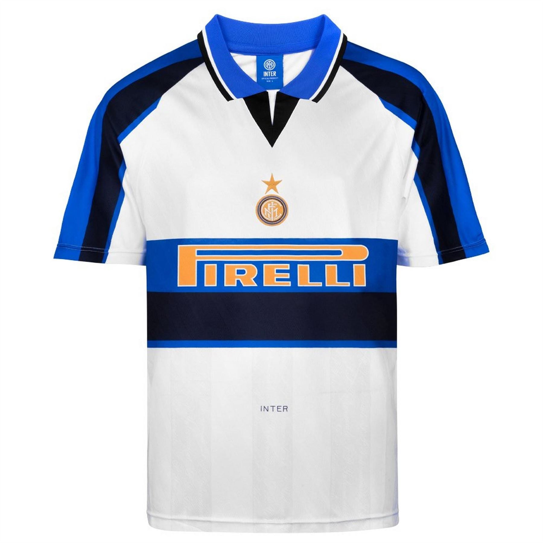 Score Draw Internazionale Retro Away Shirt 1996 1997 Adults