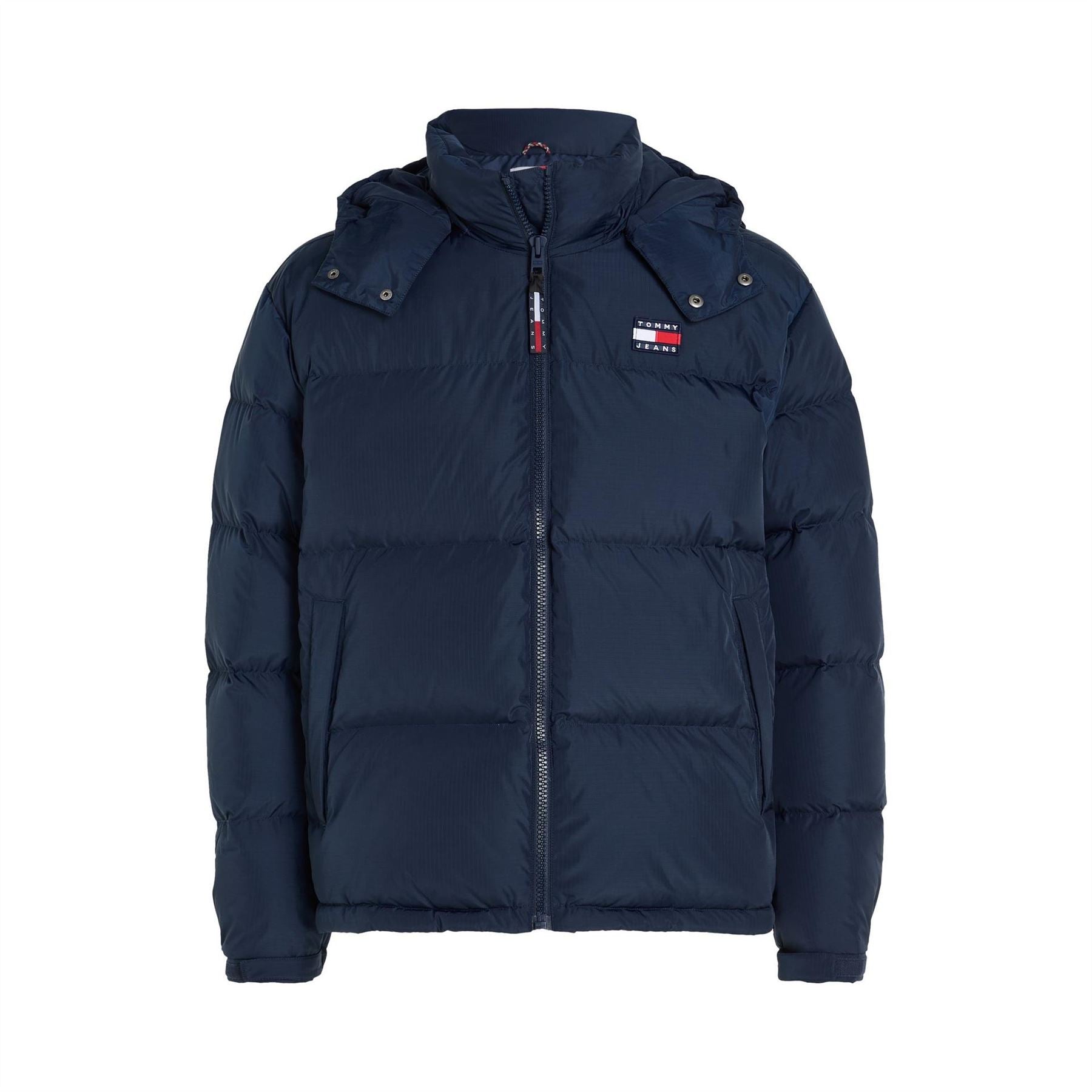 Tommy Jeans Colour-Blocked Alaska Puffer Relaxed Fit Jacket