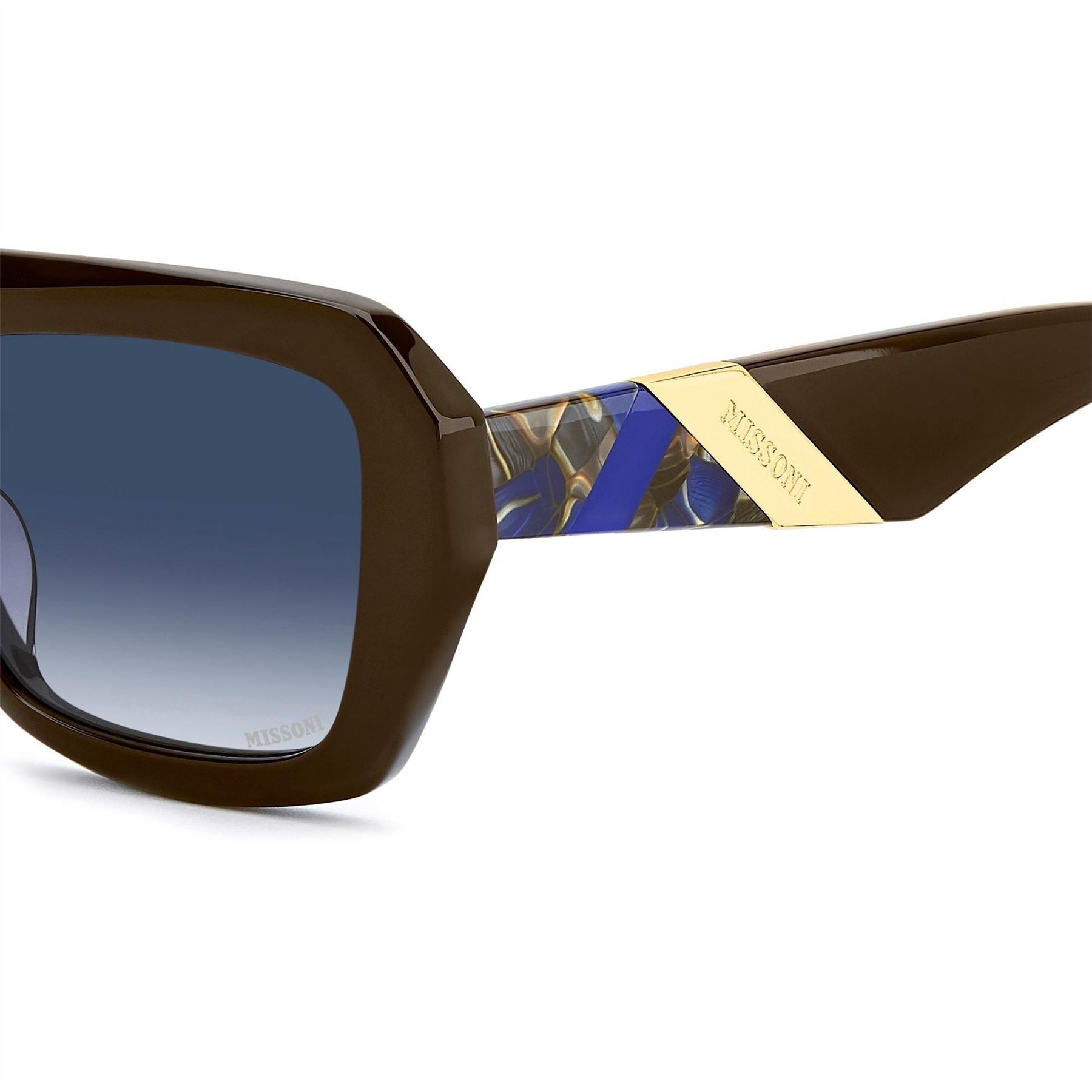 Missoni Rectangular Round Sunglasses