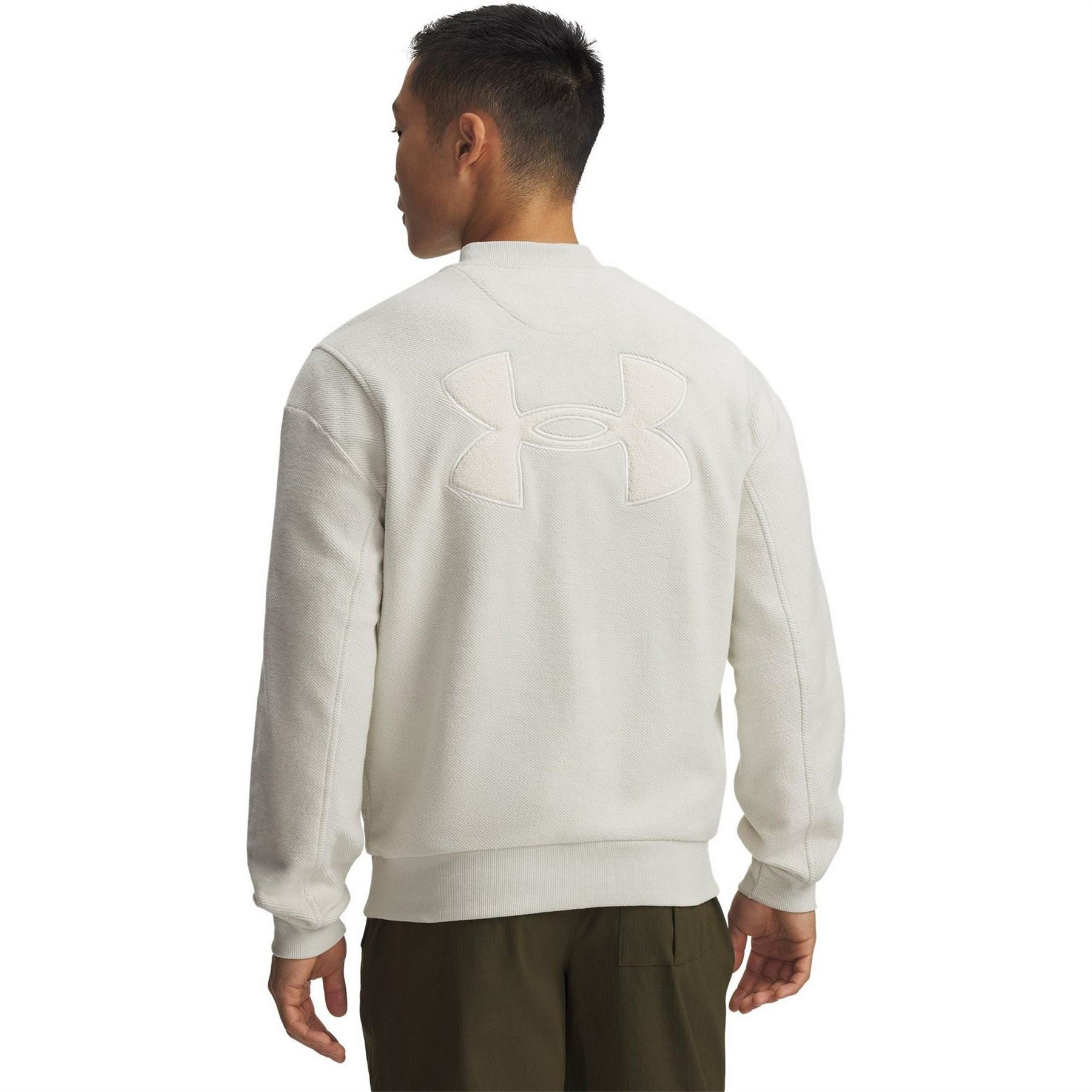 Under Armour Icon Reversible Terry Varsity Bomber Jacket