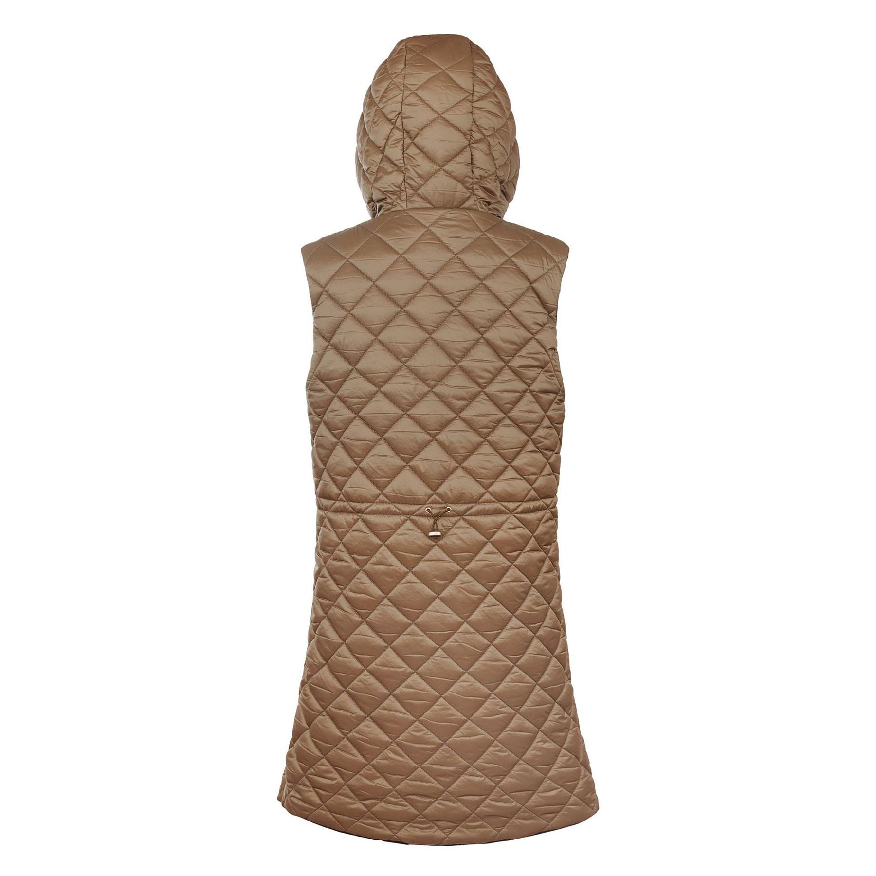 Museum L Hooded Solid Patterned Gilet